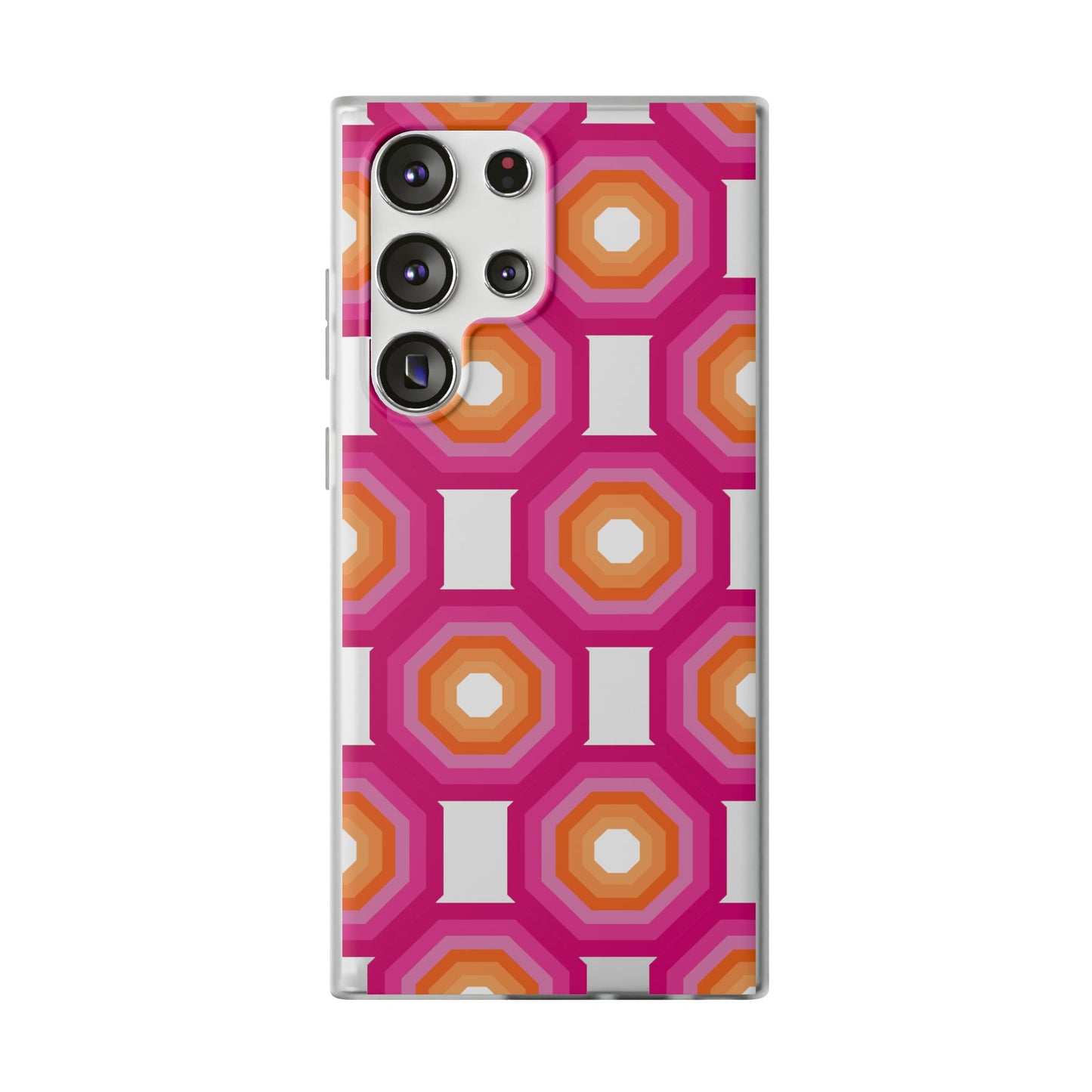 Stylish Geometric Phone Case, Flexible Phone Cover, Unique Modern Design, Perfect Gift, Trendy Accessory, Eco-Friendly Case