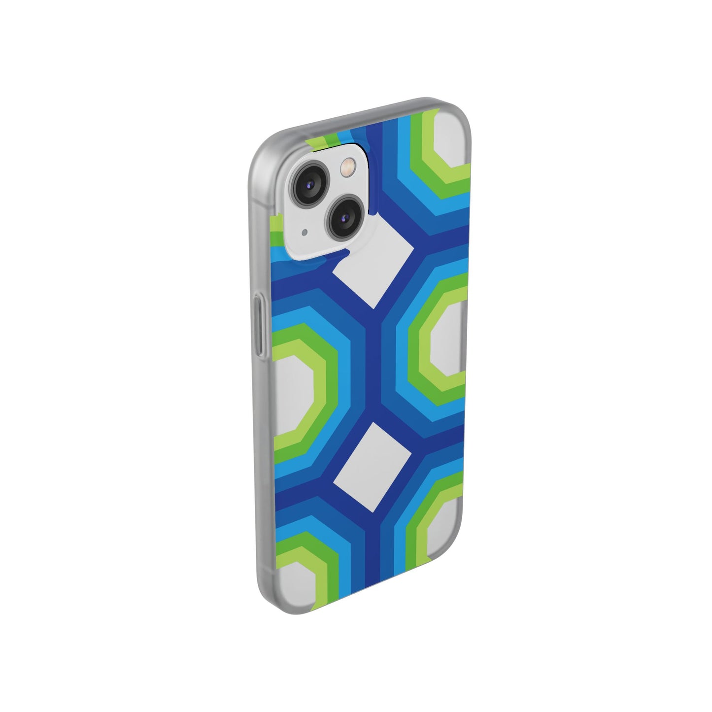 Stylish Geometric Phone Case, Flexible Phone Cover, Unique Modern Design, Perfect Gift, Trendy Accessory, Eco-Friendly Case