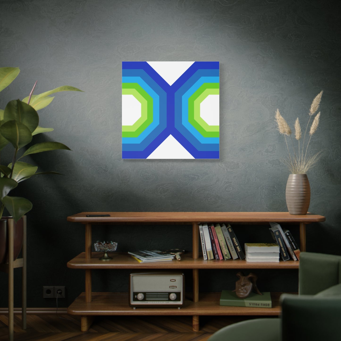 Modern Geometric Canvas Art | Bold Colors, Clean Lines, Creative Energy