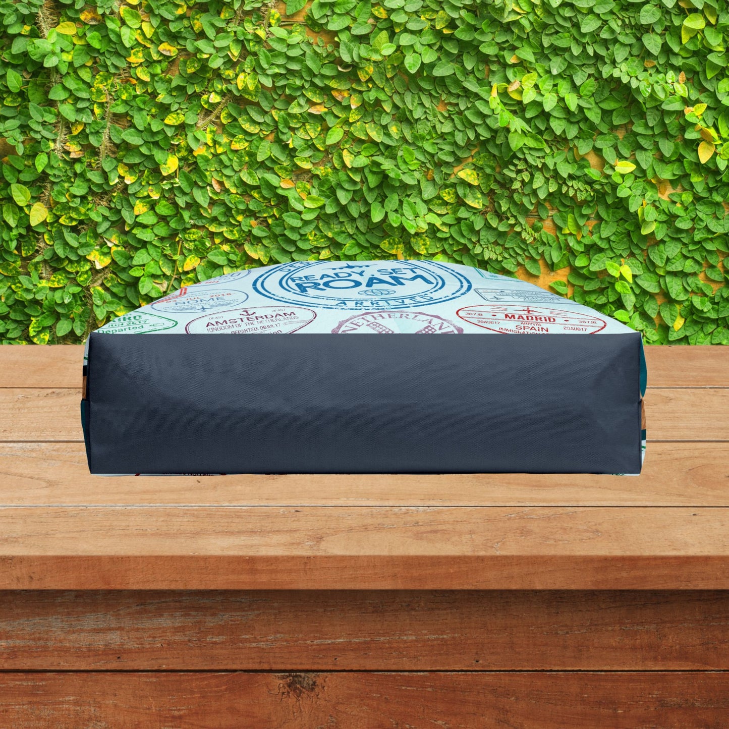 Ready, Set, Roam – Passport Stamp XL Tote Bag | Designed for Adventurers