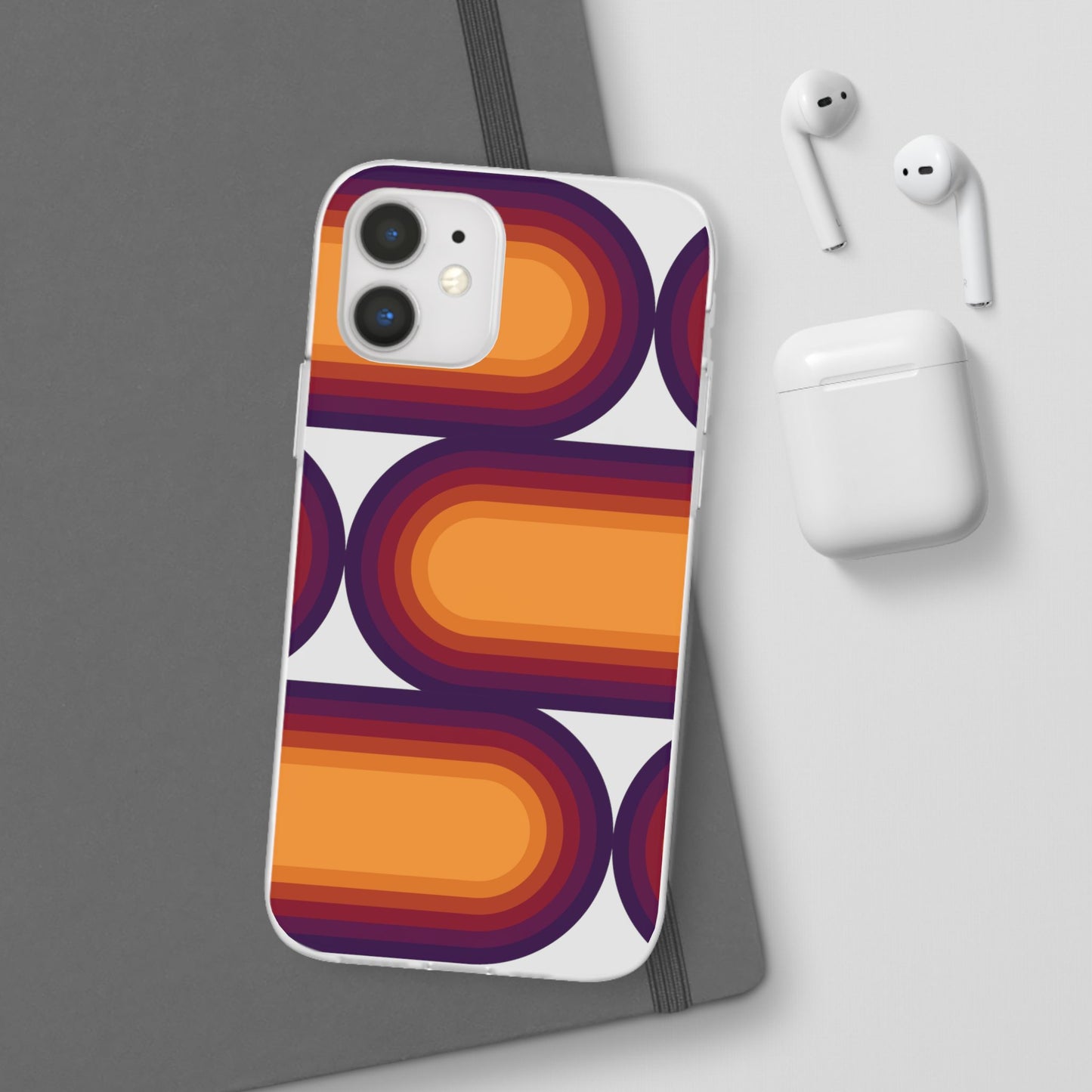 Stylish Geometric Phone Case, Flexible Phone Cover, Unique Modern Design, Perfect Gift, Trendy Accessory, Eco-Friendly Case