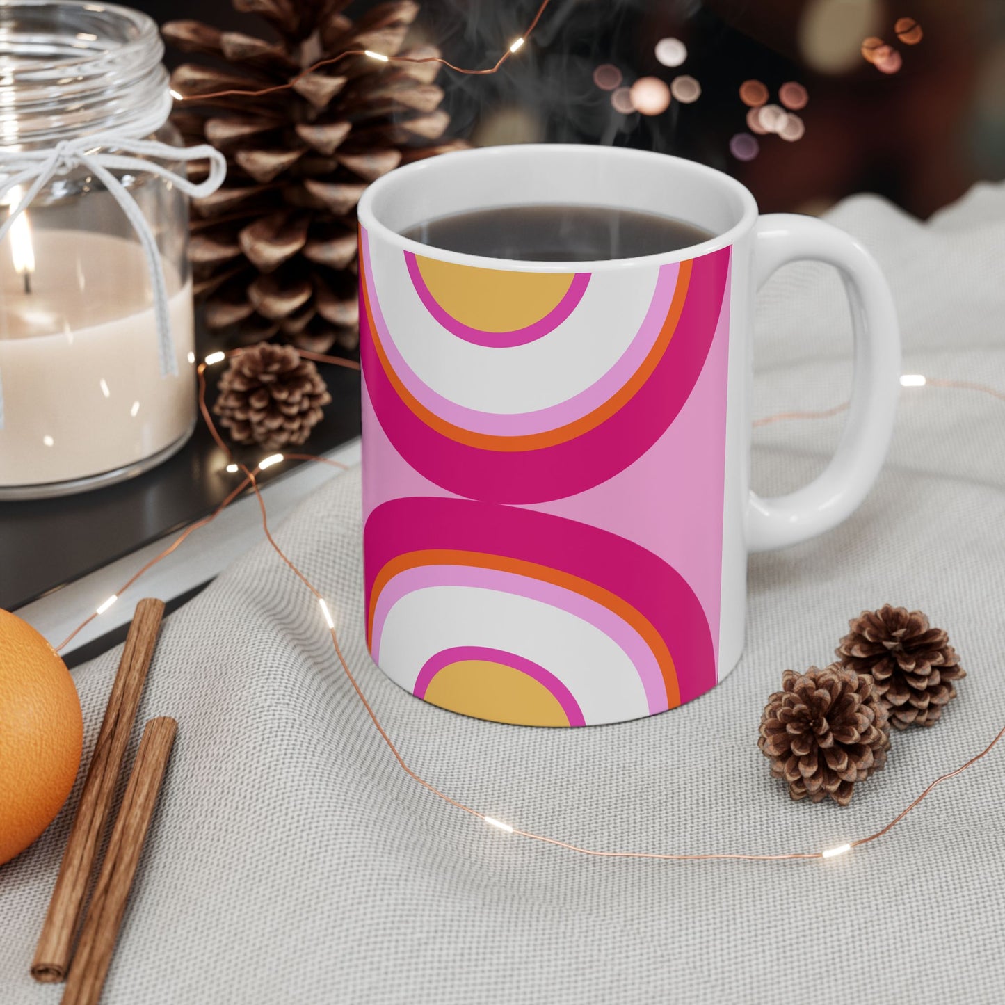 Geo Art Mug – Bold Color, Daily Joy