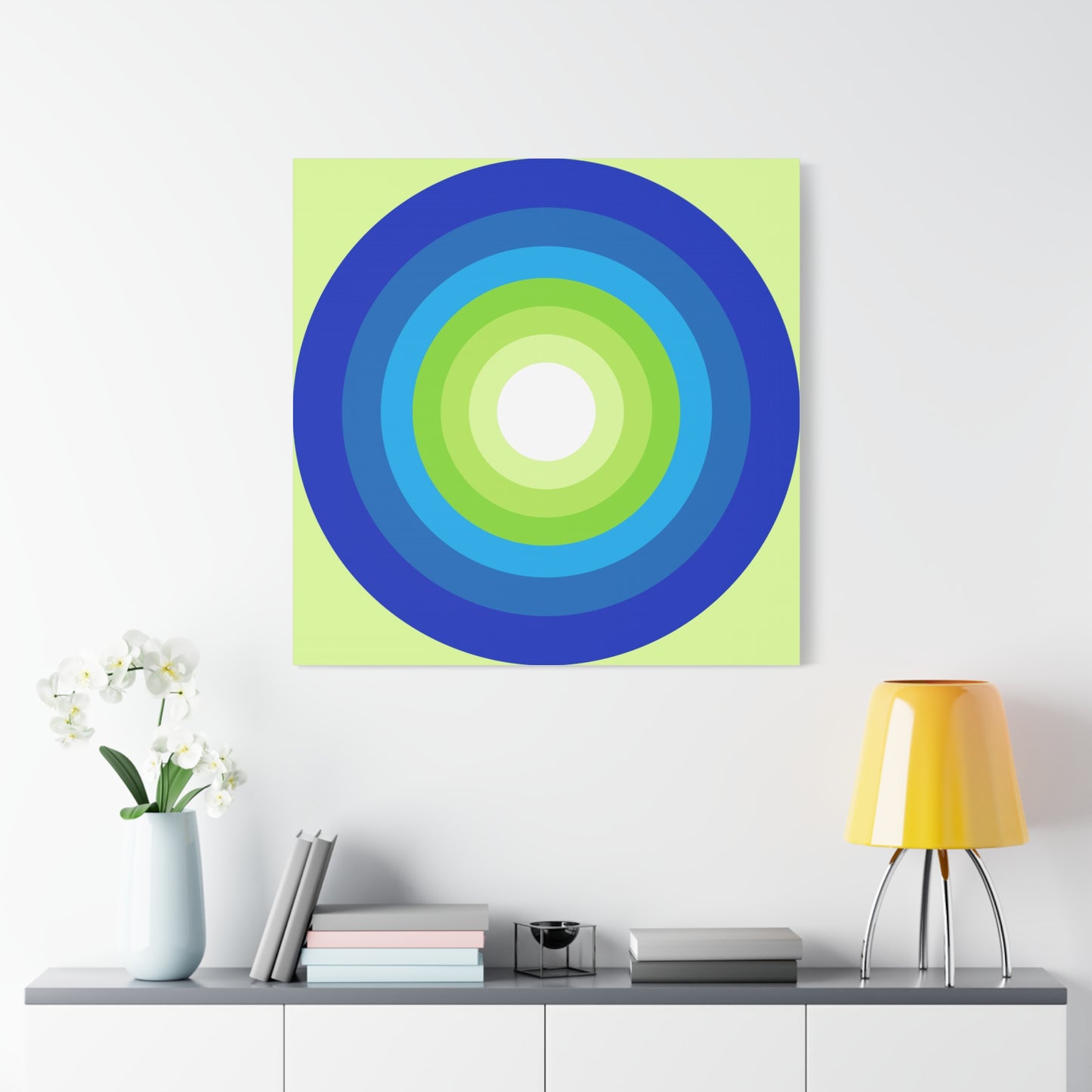 Modern Geometric Canvas Art | Bold Colors, Clean Lines, Creative Energy