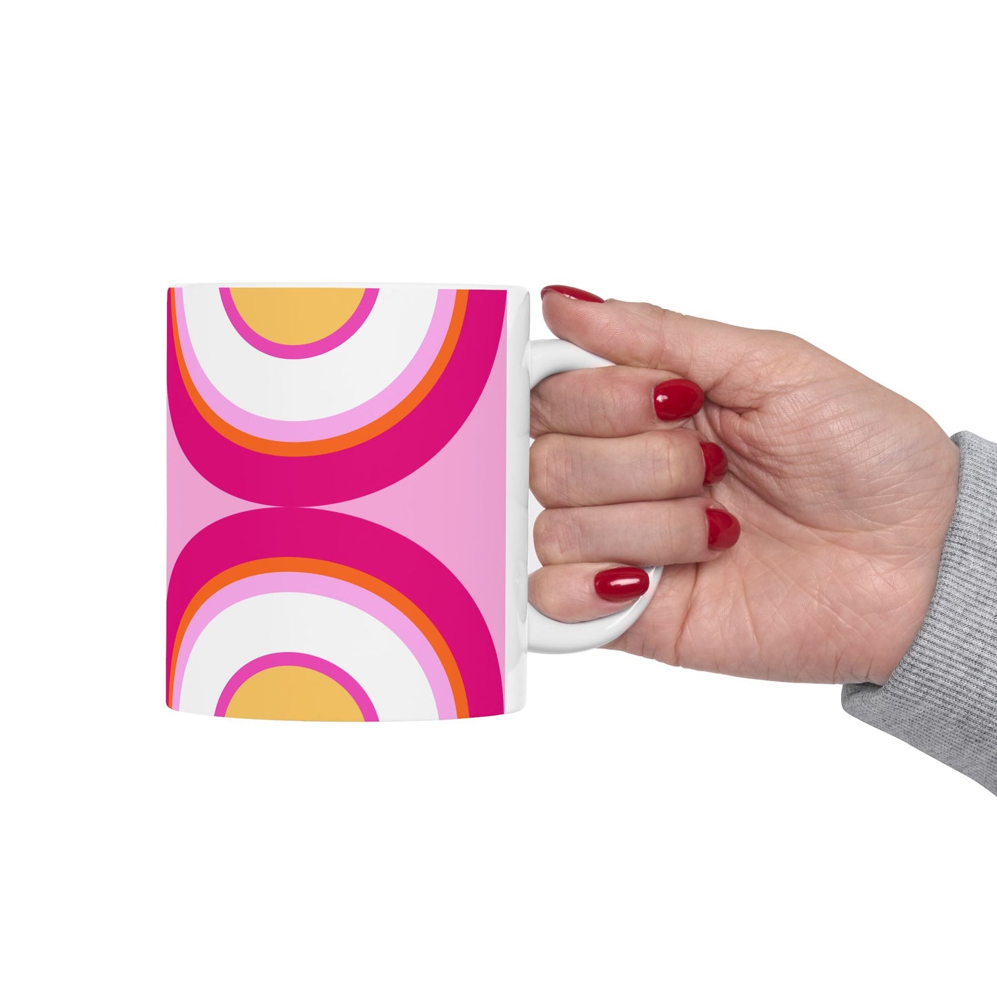 Geo Art Mug – Bold Color, Daily Joy