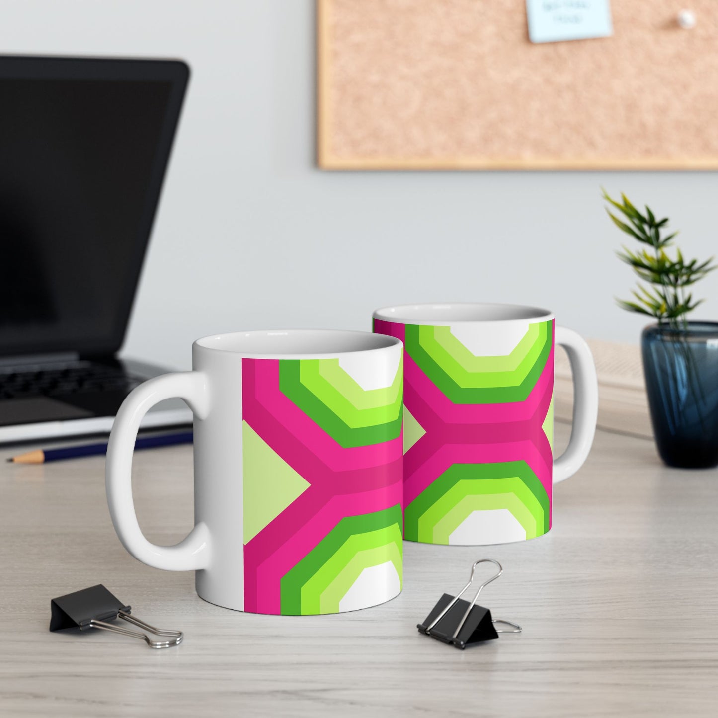 Geo Art Mug – Bold Color, Daily Joy