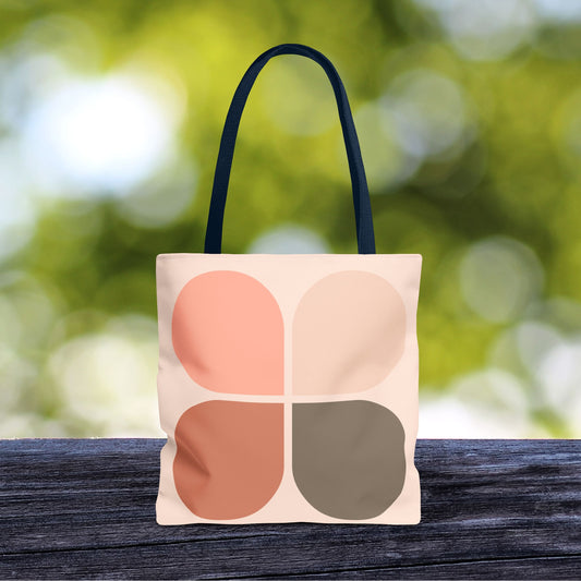 Mod-Boho Clover Tote Bag– 3 sizes | Playful. Modern. Lightweight.