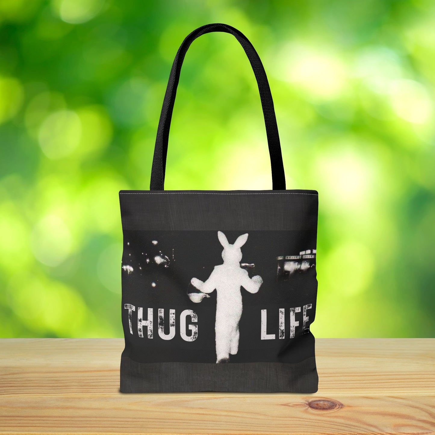 Thug Life Bunny Tote Bag – 3 Sizes | Bold, Fun & Functional