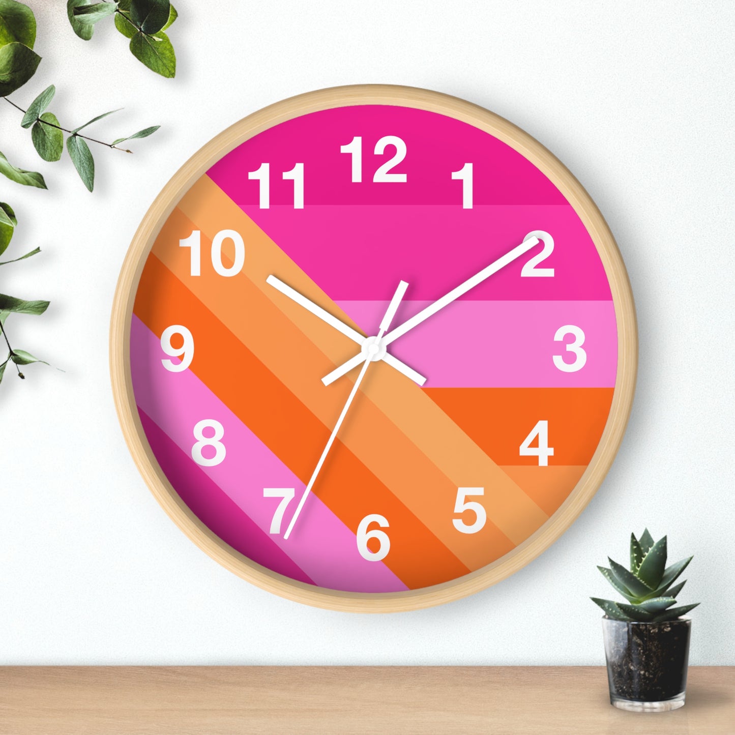 Geometric Art Wall Clock | Bold, Modern, and Right on Time