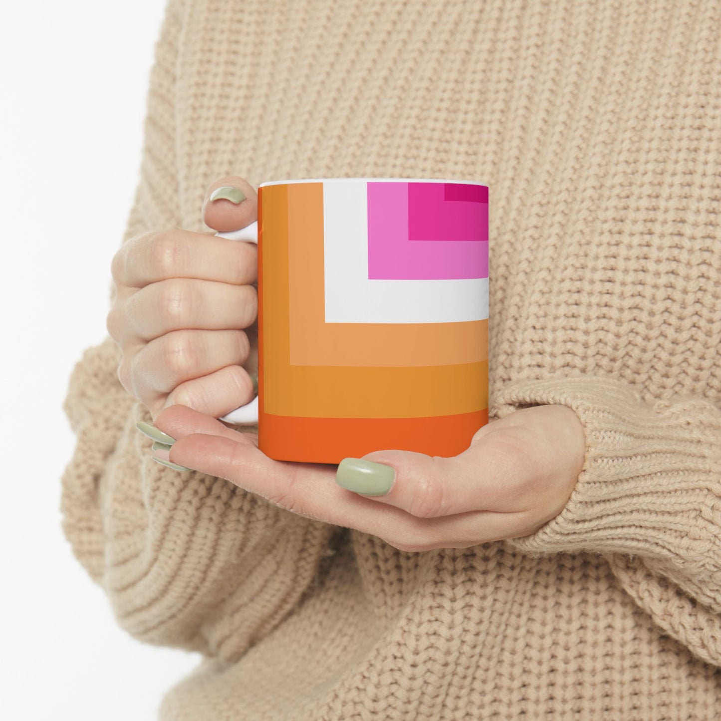 Geo Art Mug – Bold Color, Daily Joy