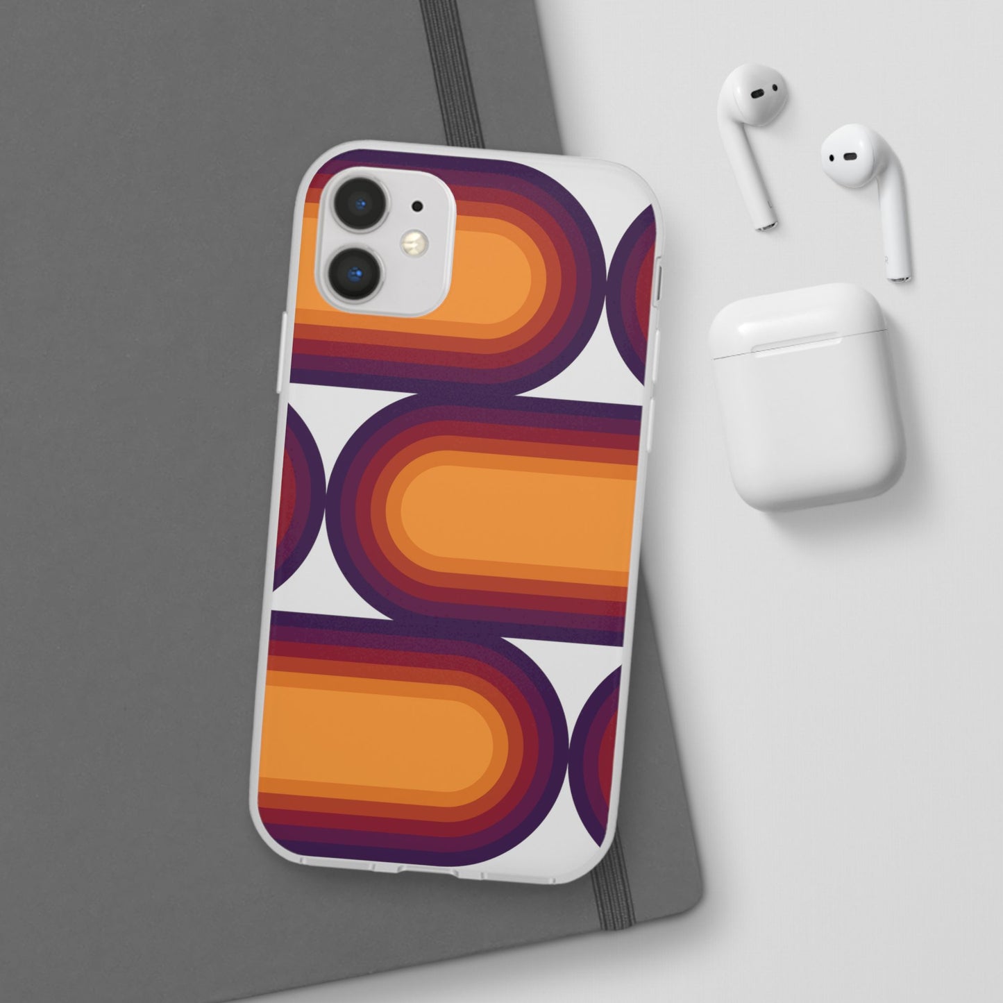 Stylish Geometric Phone Case, Flexible Phone Cover, Unique Modern Design, Perfect Gift, Trendy Accessory, Eco-Friendly Case