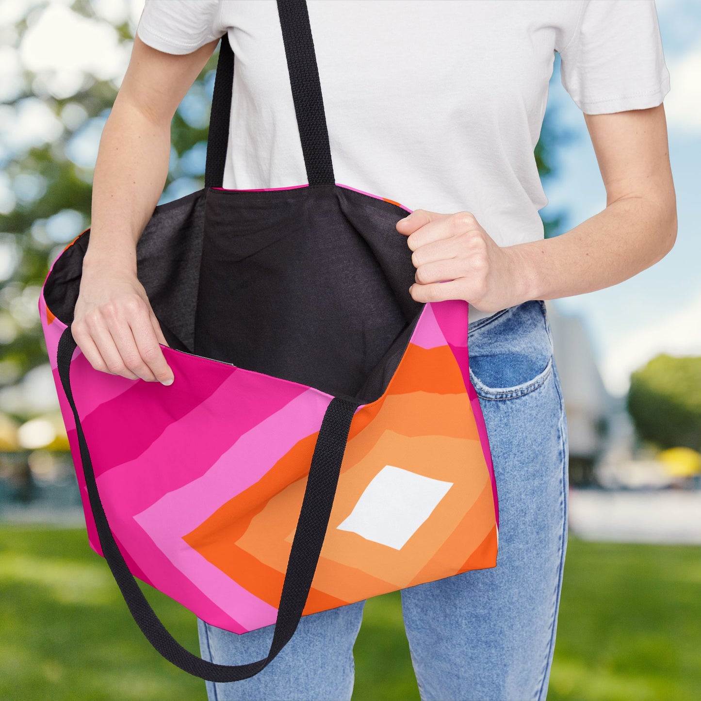 Geometric Art — XL Tote Bag | Carry-All
