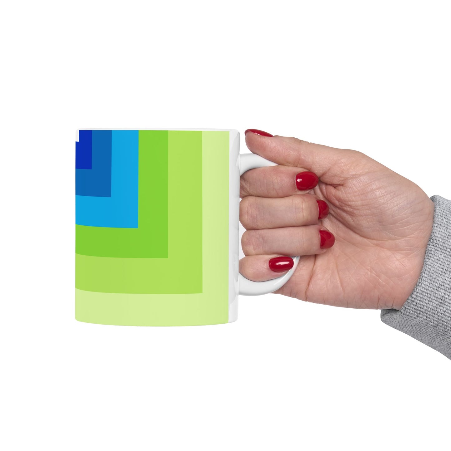 Geo Art Mug – Bold Color, Daily Joy