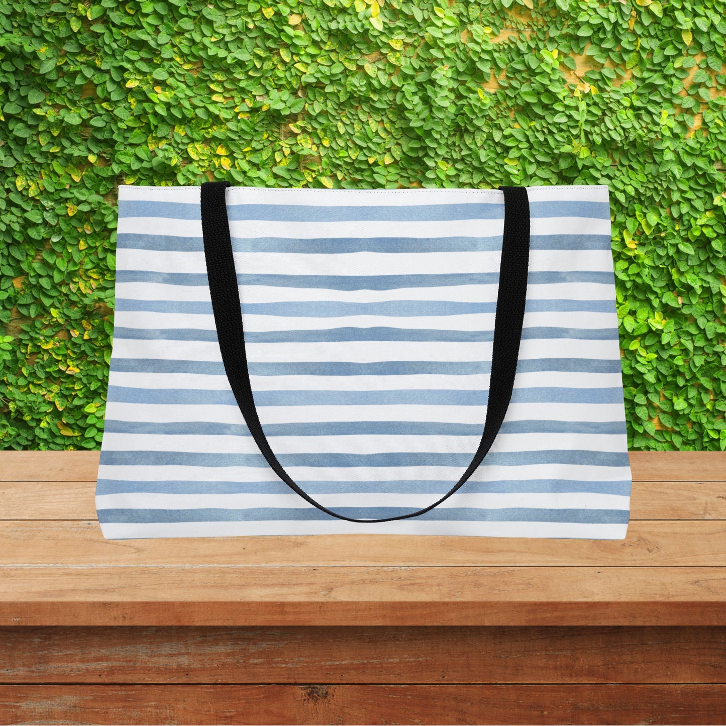 Jet Lag Is My Love Language – XL Tote Bag in Blue | For the Traveler Who’s Always Tired but Thriving