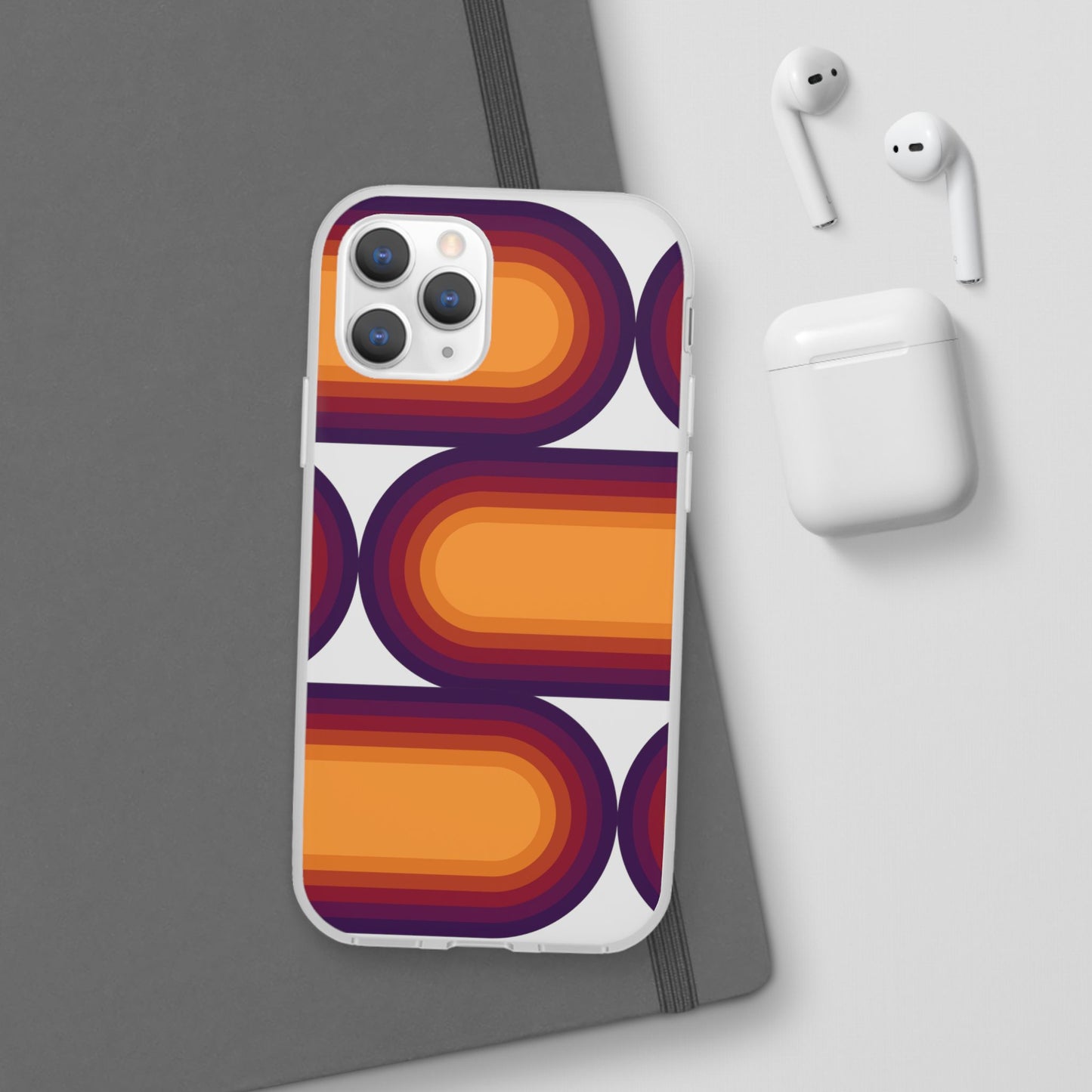 Stylish Geometric Phone Case, Flexible Phone Cover, Unique Modern Design, Perfect Gift, Trendy Accessory, Eco-Friendly Case