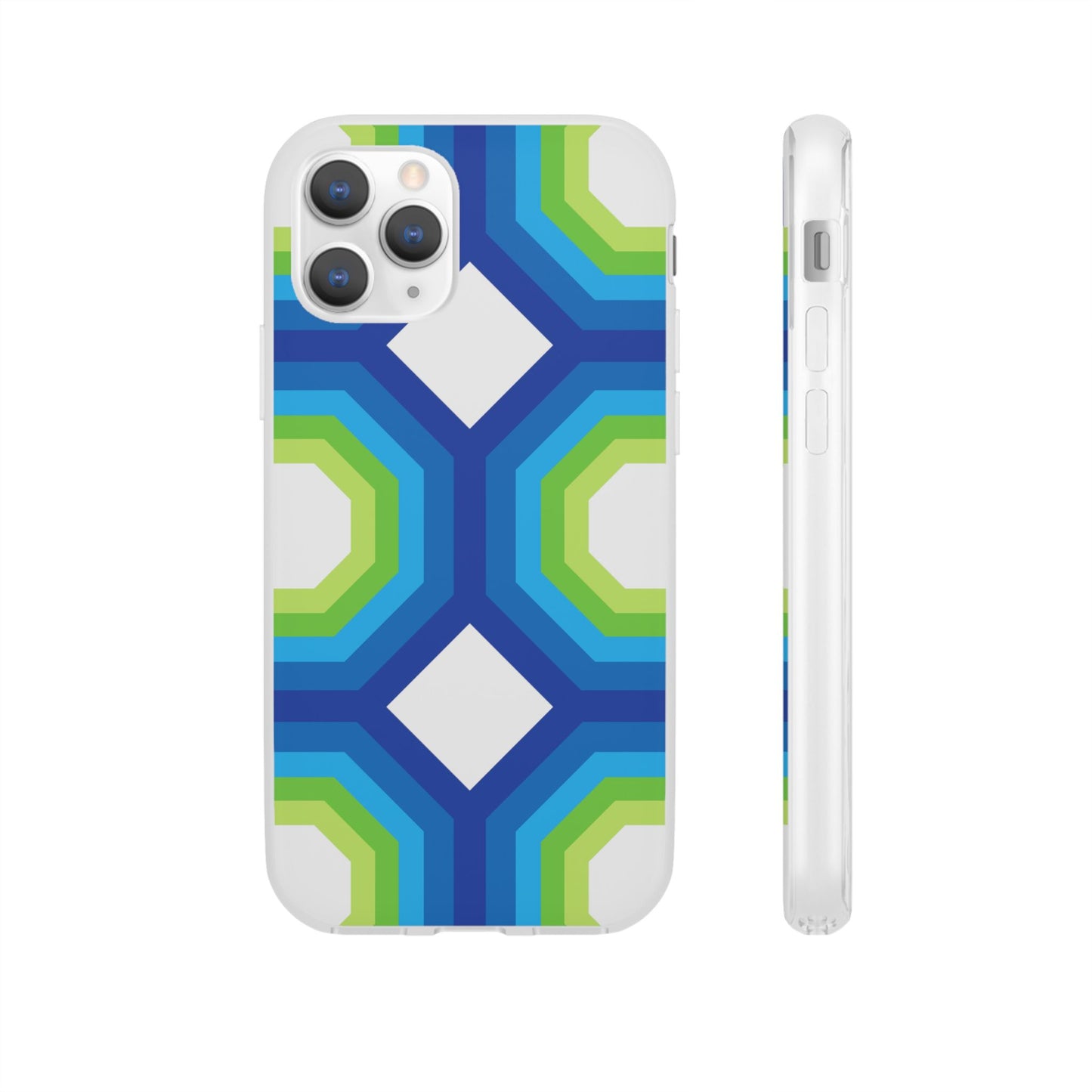 Stylish Geometric Phone Case, Flexible Phone Cover, Unique Modern Design, Perfect Gift, Trendy Accessory, Eco-Friendly Case