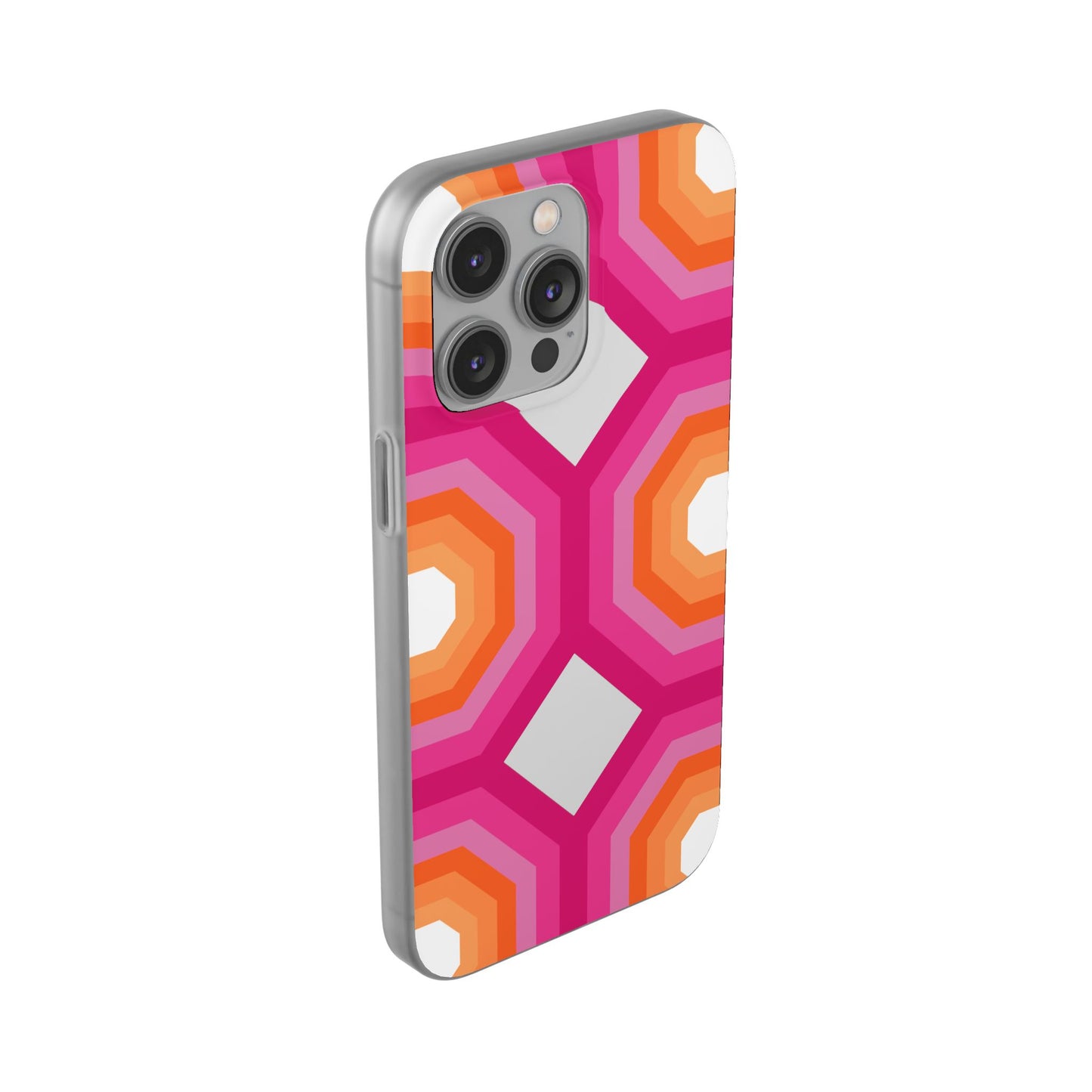 Stylish Geometric Phone Case, Flexible Phone Cover, Unique Modern Design, Perfect Gift, Trendy Accessory, Eco-Friendly Case