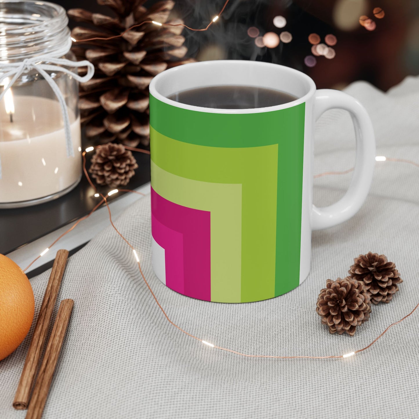 Geo Art Mug – Bold Color, Daily Joy