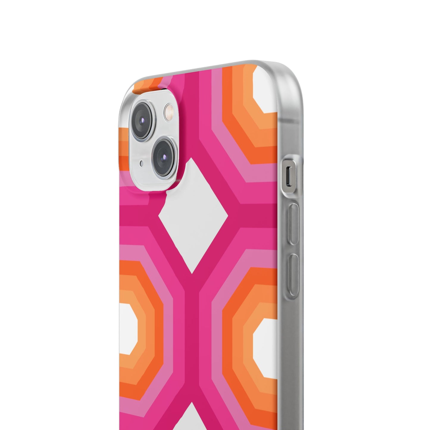 Stylish Geometric Phone Case, Flexible Phone Cover, Unique Modern Design, Perfect Gift, Trendy Accessory, Eco-Friendly Case