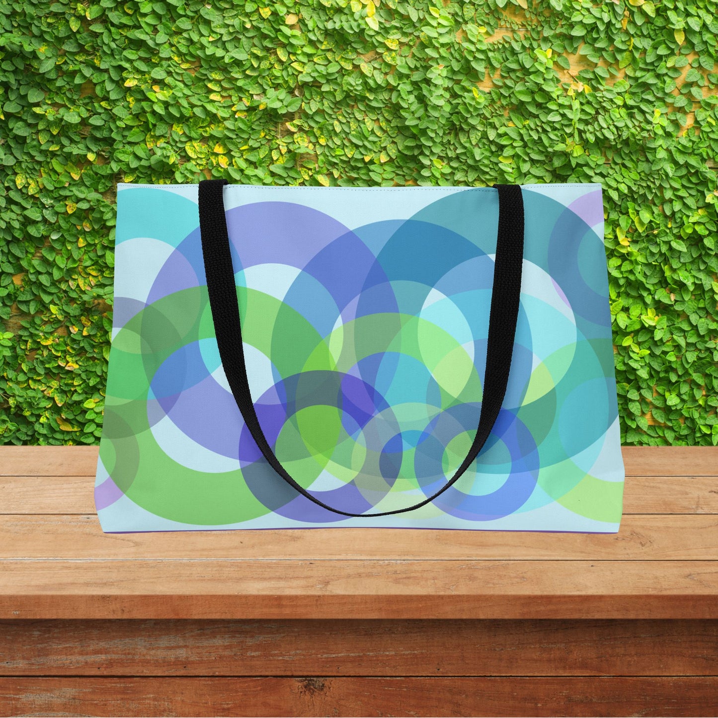 Geo Bubbles — XL Tote Bag | Carry-All | Lightweight & Stylish