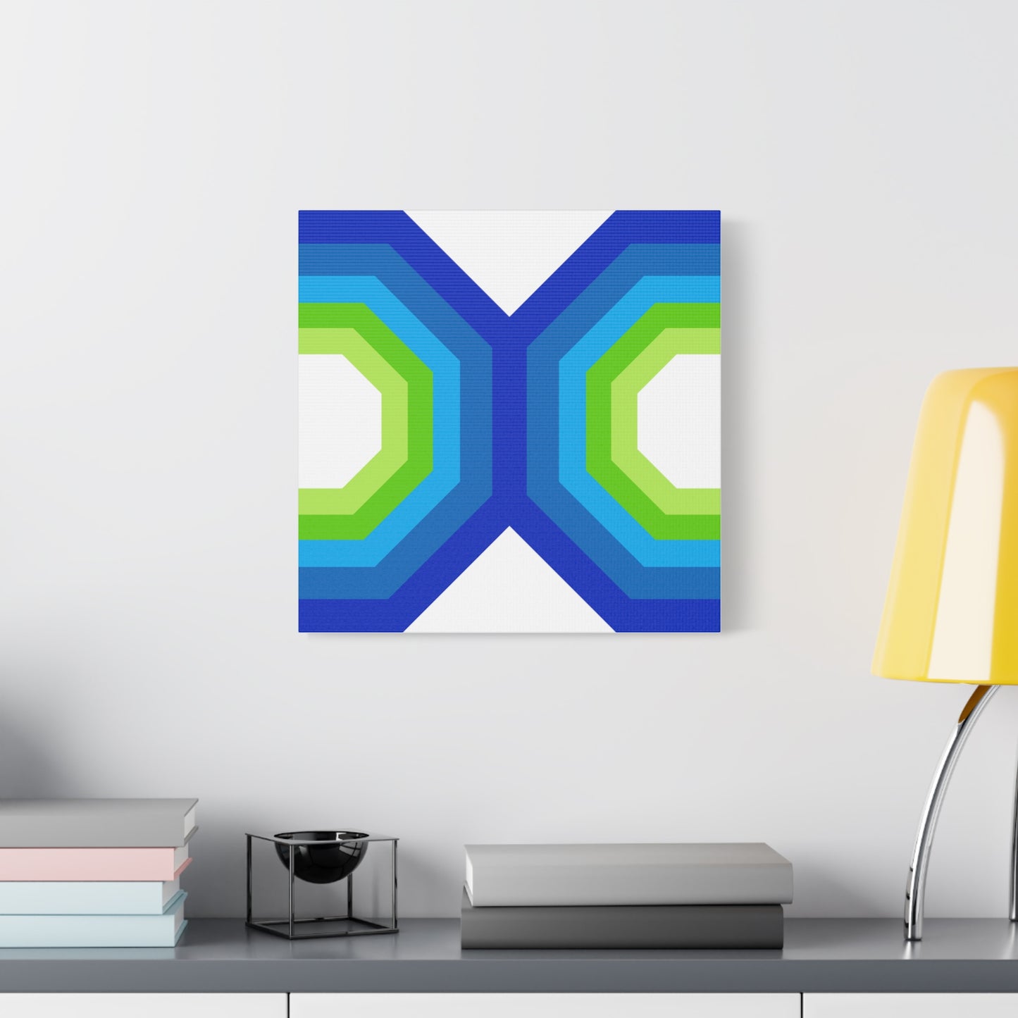 Modern Geometric Canvas Art | Bold Colors, Clean Lines, Creative Energy
