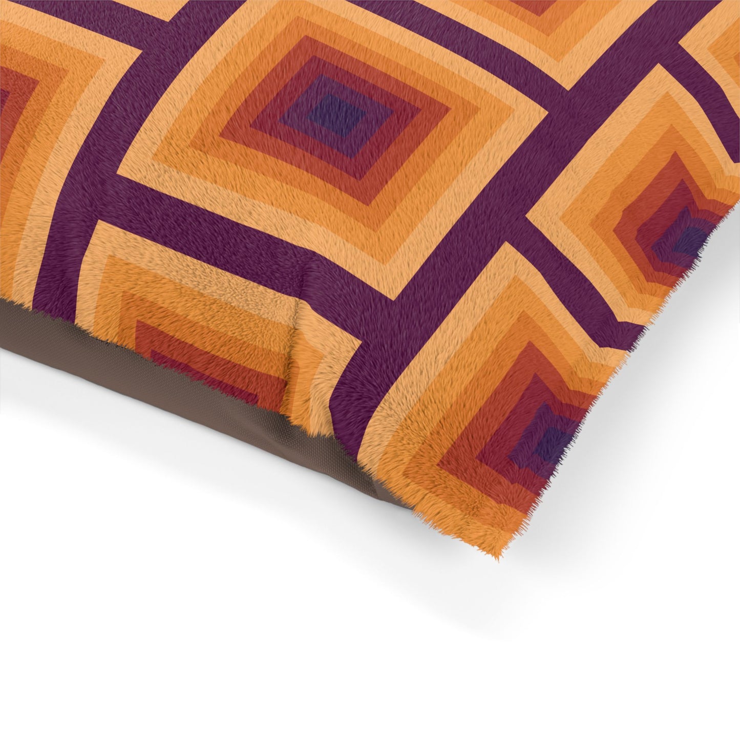 Geo Design Pet Bed – Where Style Meets Snuggle