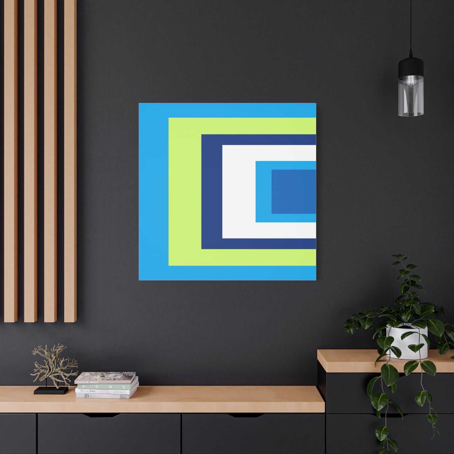 Modern Geometric Canvas Art | Bold Colors, Clean Lines, Creative Energy