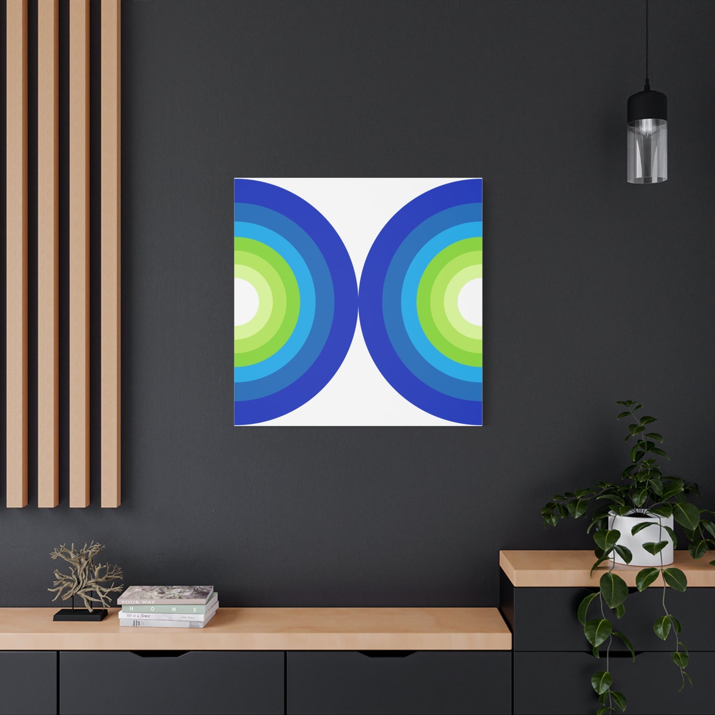 Modern Geometric Canvas Art | Bold Colors, Clean Lines, Creative Energy