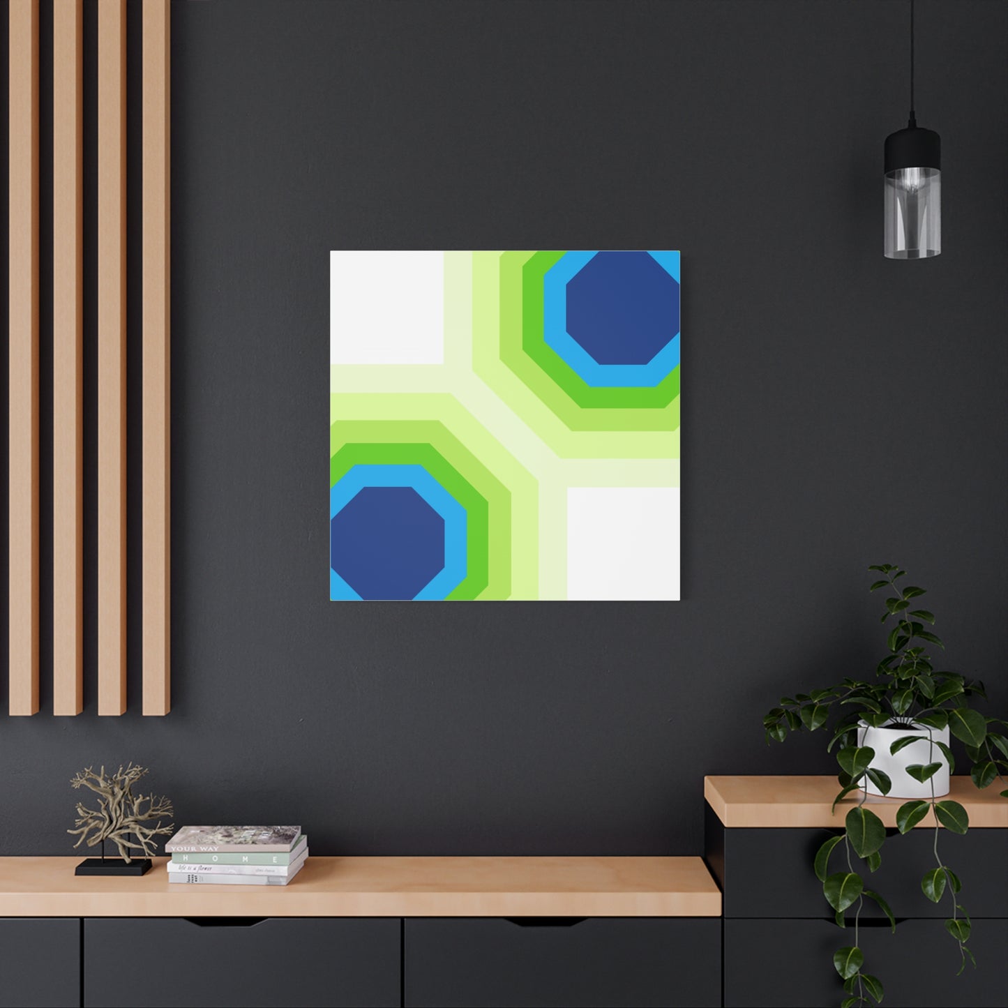 Modern Geometric Canvas Art | Bold Colors, Clean Lines, Creative Energy