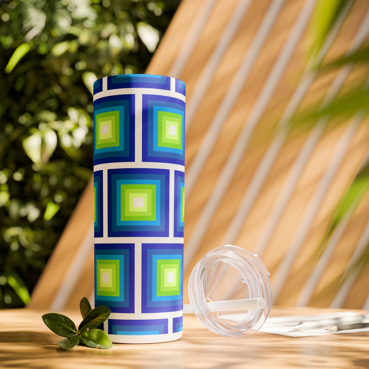 Vibrant. Versatile. Totally Sippable. – 20 oz Skinny Travel Tumbler with Straw