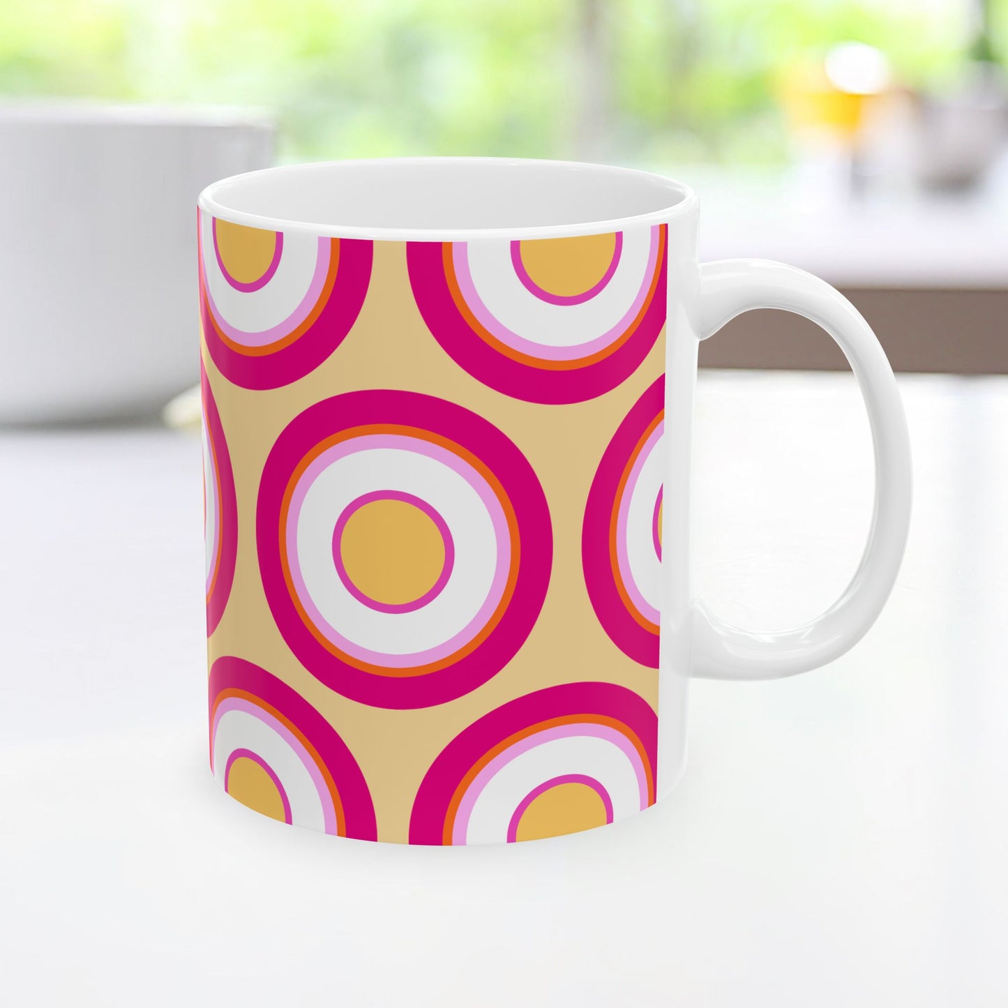 Geo Art Mug – Bold Color, Daily Joy