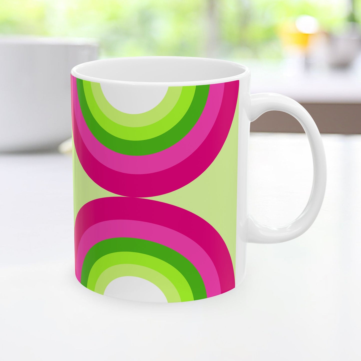 Geo Art Mug – Bold Color, Daily Joy