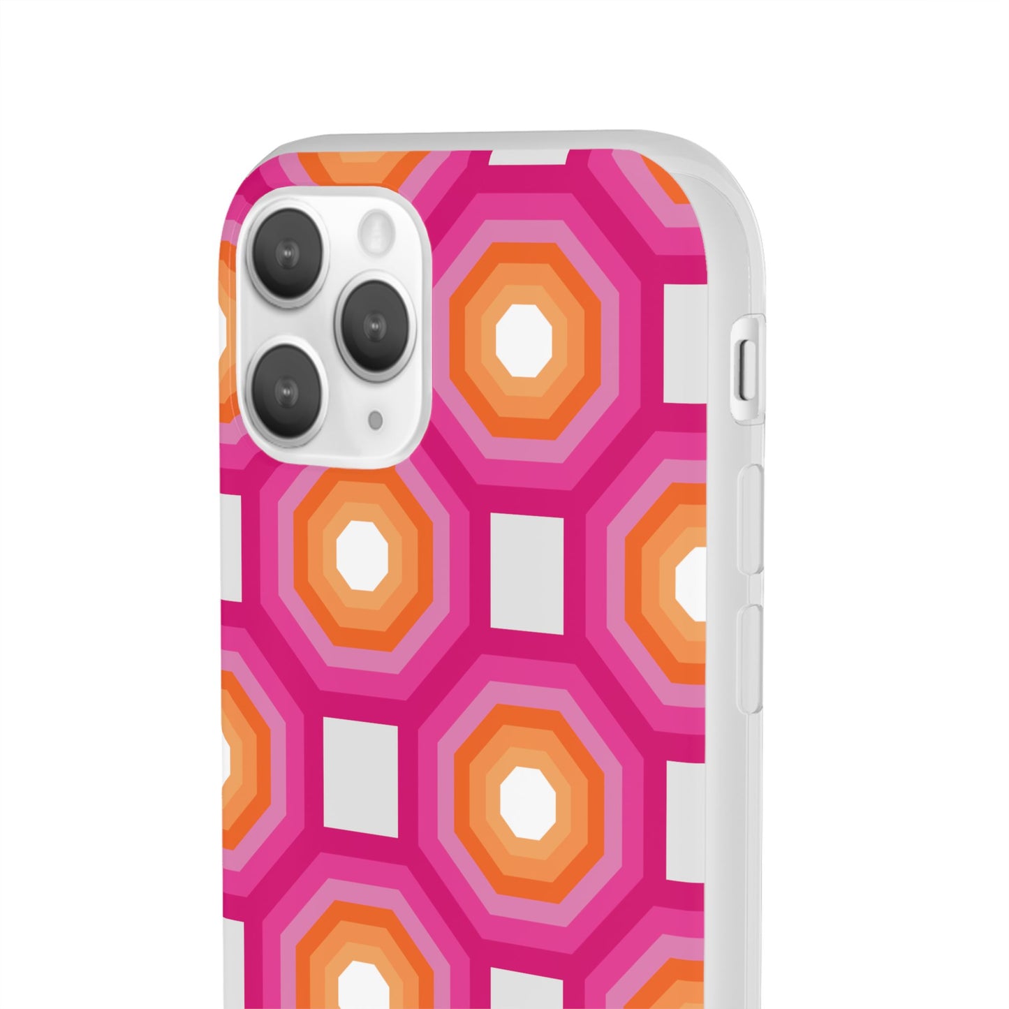 Stylish Geometric Phone Case, Flexible Phone Cover, Unique Modern Design, Perfect Gift, Trendy Accessory, Eco-Friendly Case