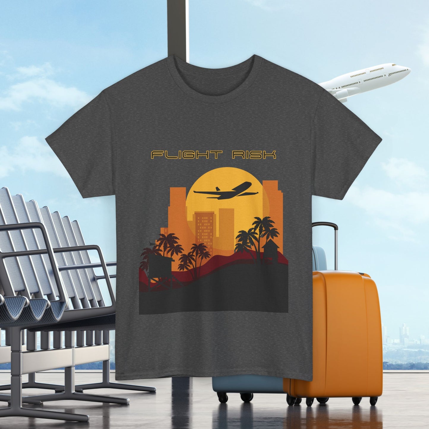 Flight Risk Unisex Tee, Travel Lover dreamy T-Shirt, Adventure Shirt, Wanderlust