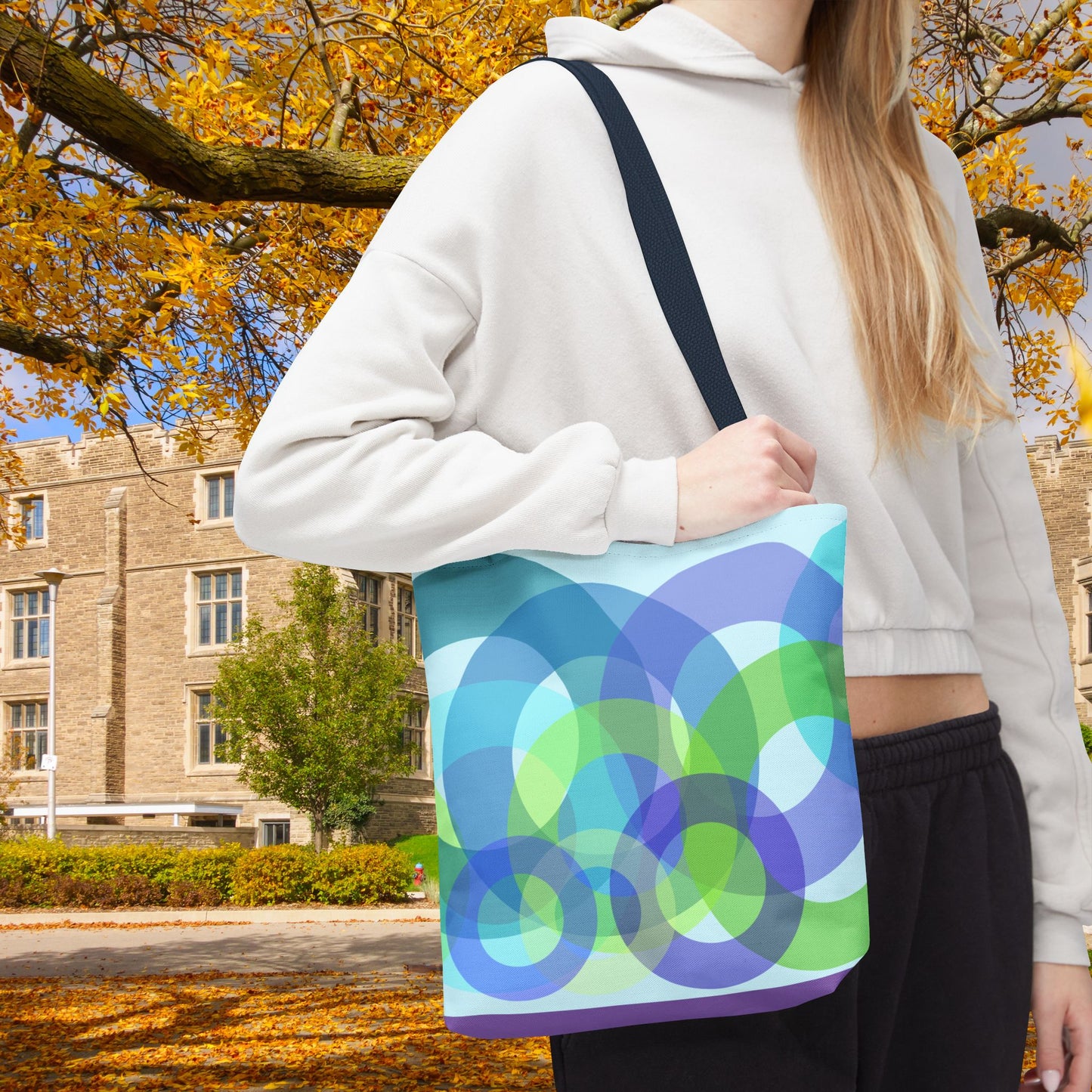 Geo Bubbles Tote Bag – 3 sizes | Playful. Modern. Lightweight.