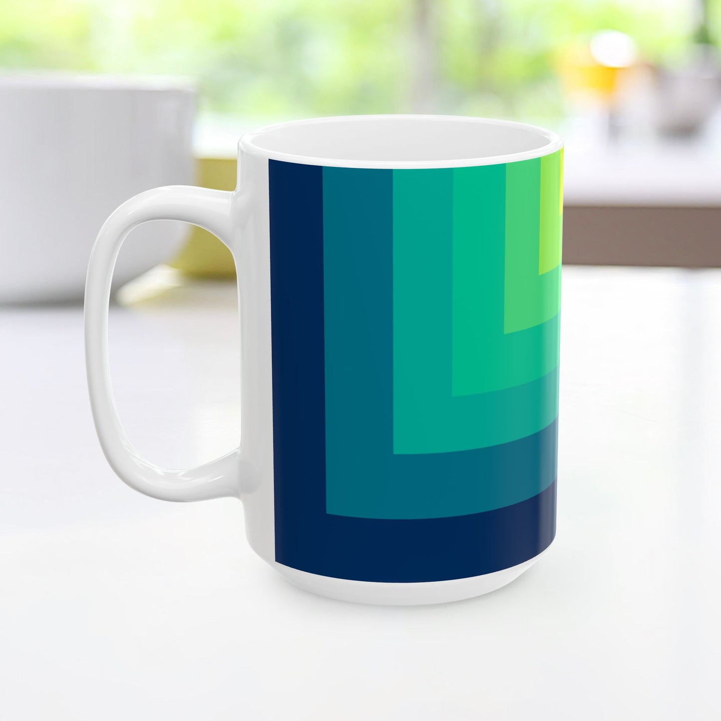Geo Art Mug – Bold Color, Daily Joy