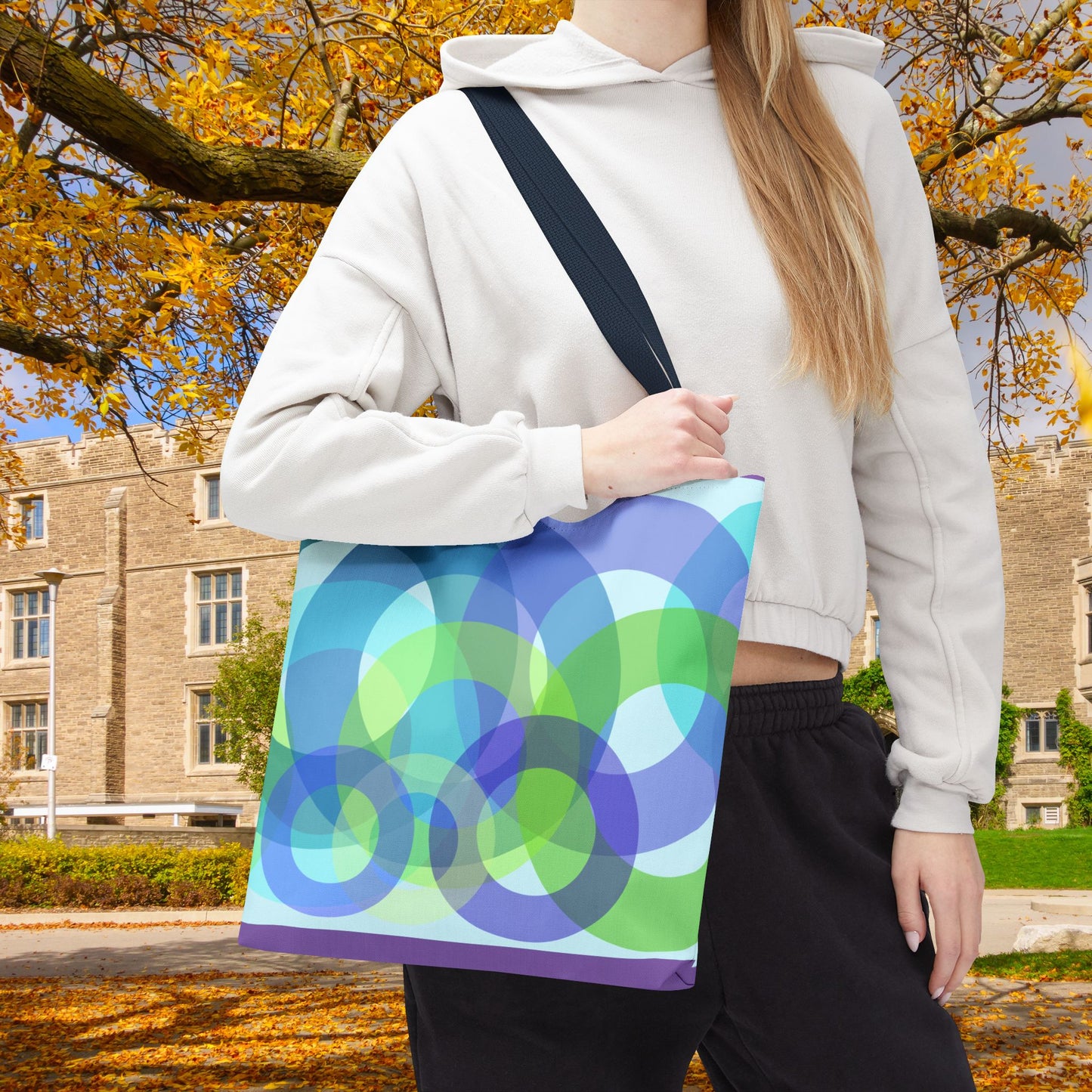 Geo Bubbles Tote Bag – 3 sizes | Playful. Modern. Lightweight.