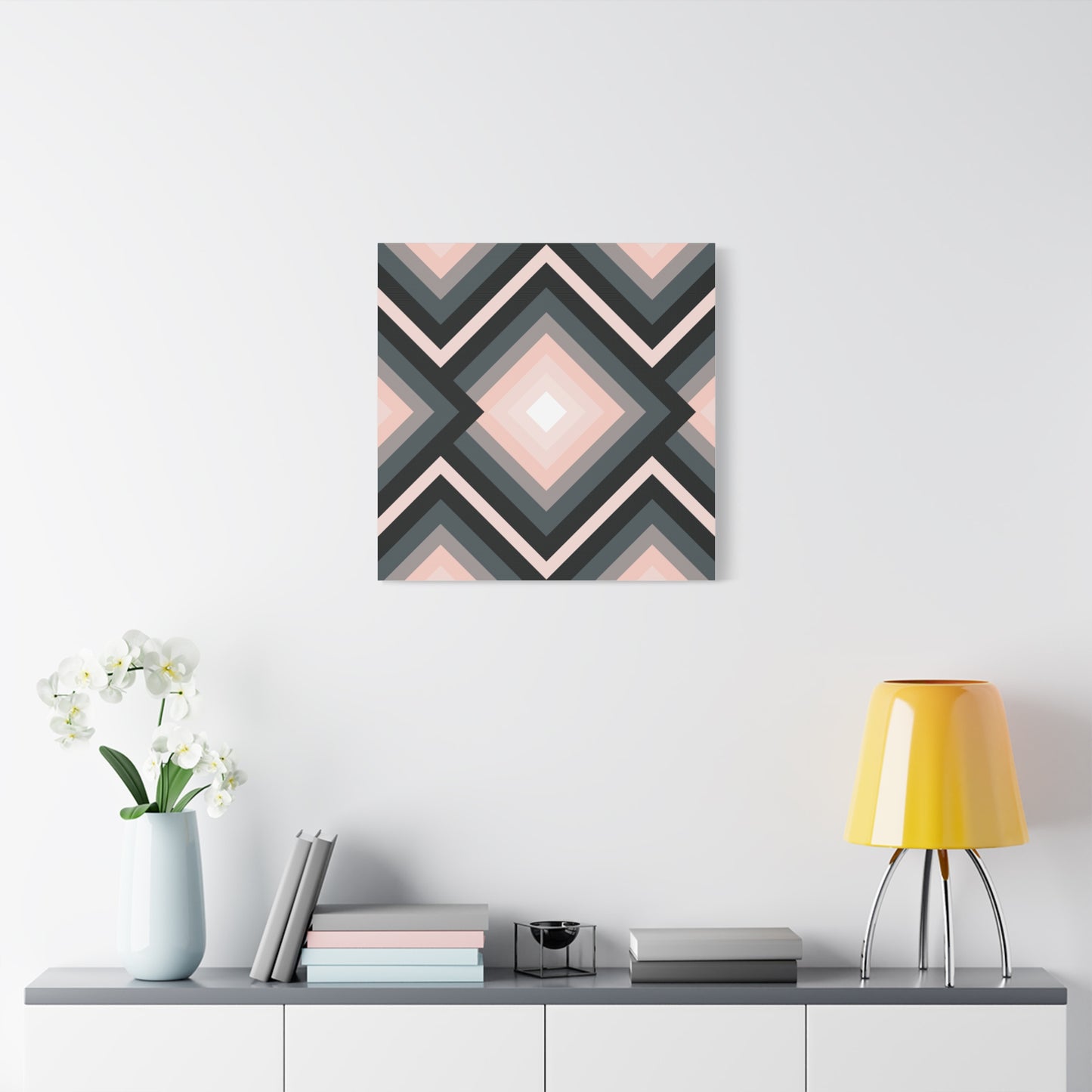 Modern Geometric Canvas Art | Bold Colors, Clean Lines, Creative Energy