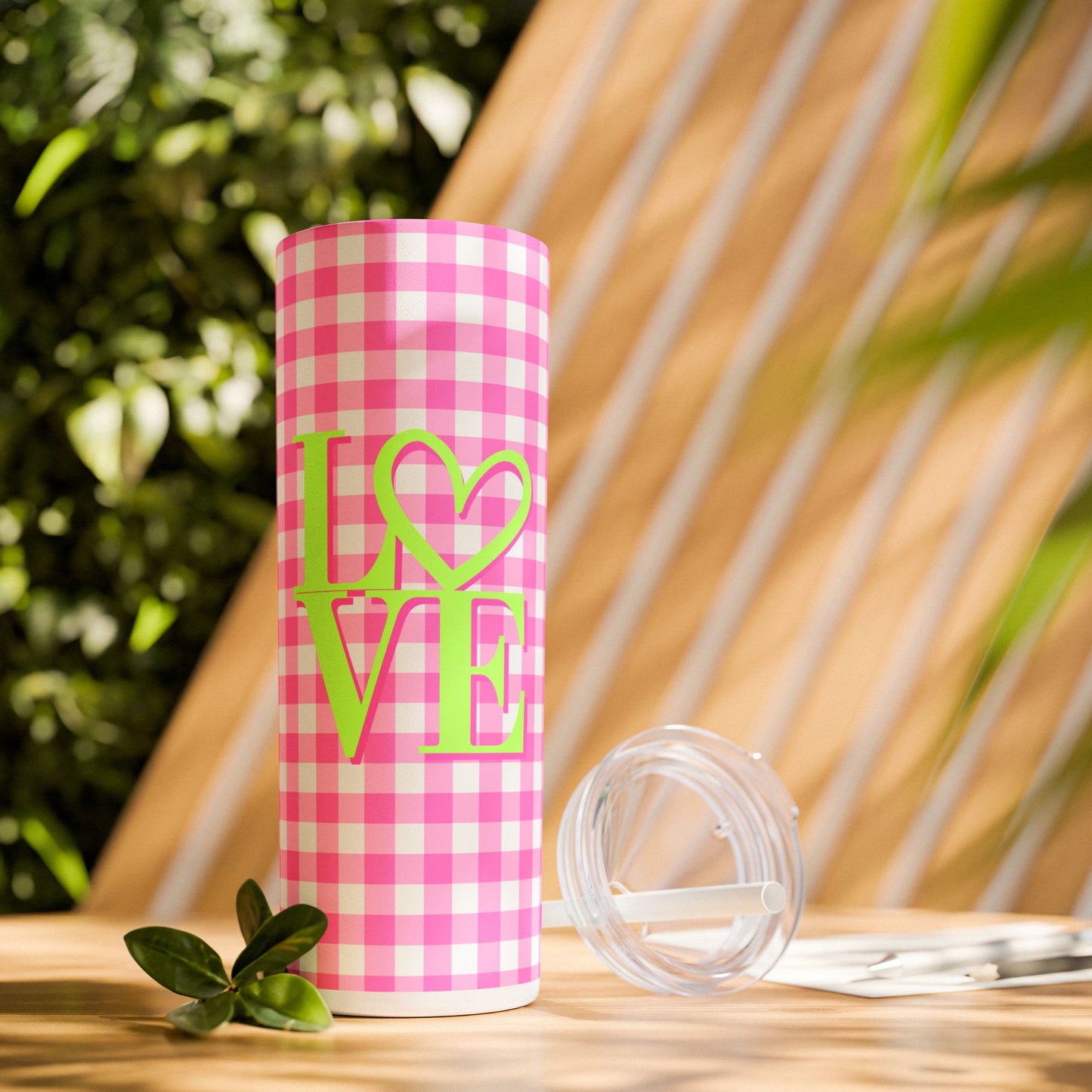Vibrant. Versatile. Totally Sippable. – 20 oz Skinny Travel Tumbler with Straw