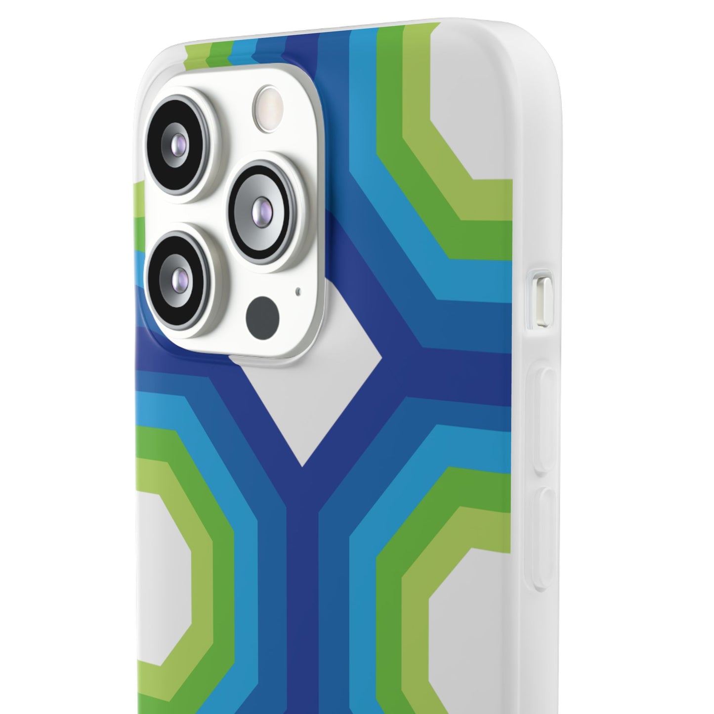 Stylish Geometric Phone Case, Flexible Phone Cover, Unique Modern Design, Perfect Gift, Trendy Accessory, Eco-Friendly Case