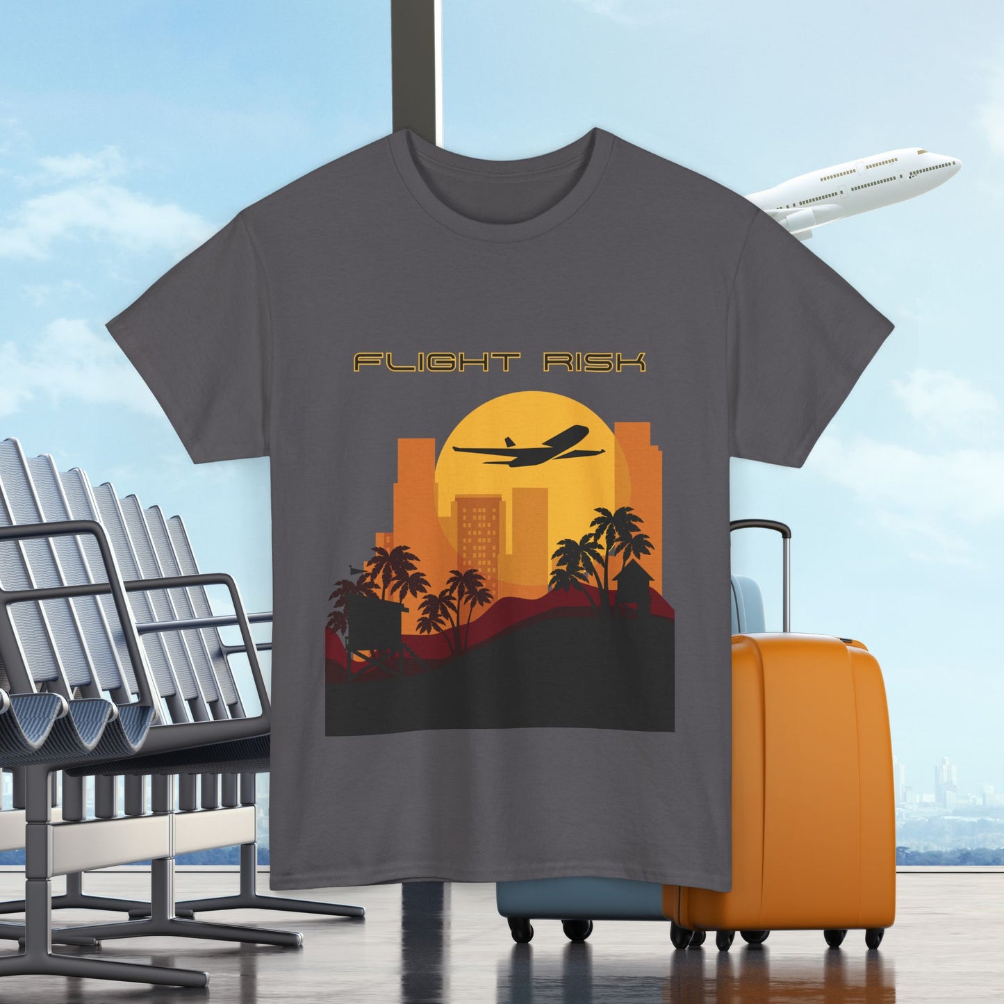Flight Risk Unisex Tee, Travel Lover dreamy T-Shirt, Adventure Shirt, Wanderlust