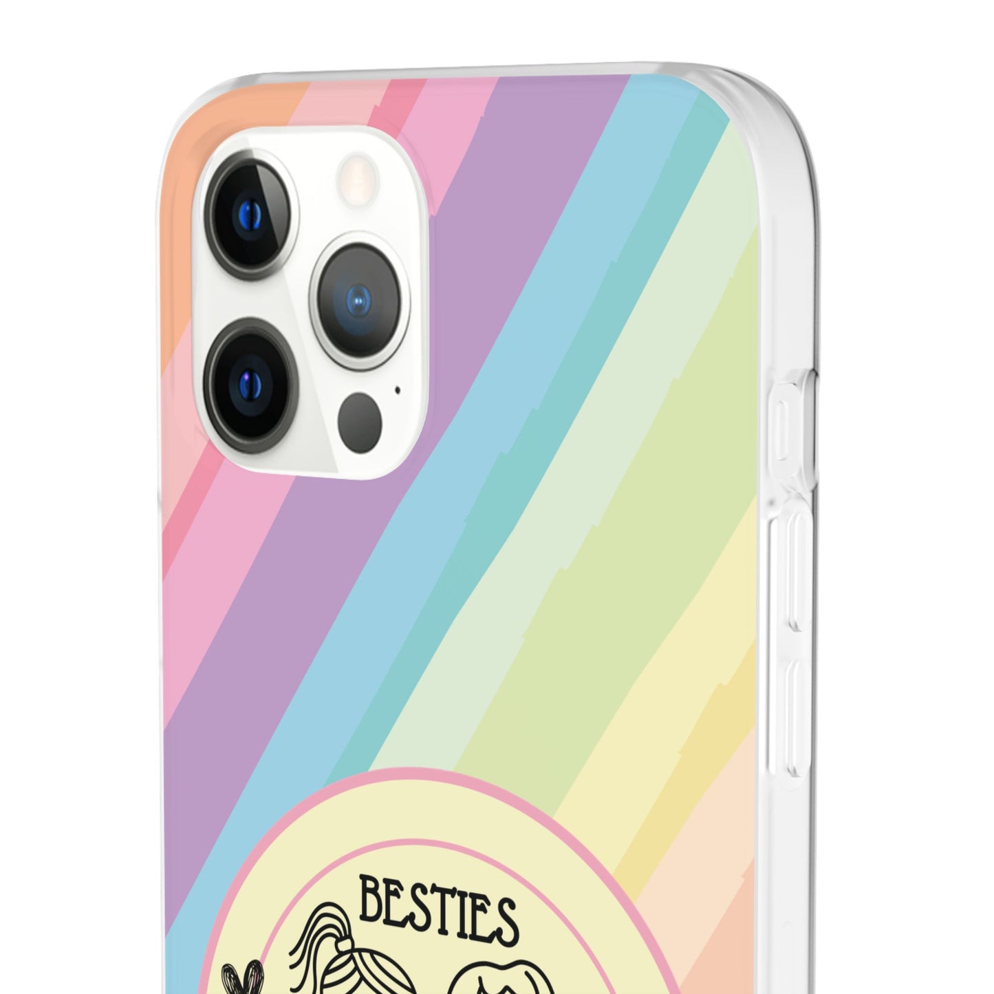 Phone Cases - Pastels Besties Ride or Die | "I'd Cut a Bitch for You"