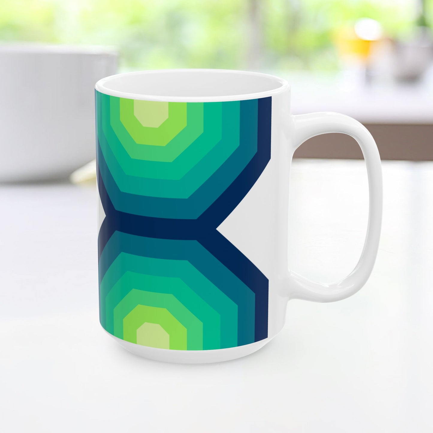 Geo Art Mug – Bold Color, Daily Joy