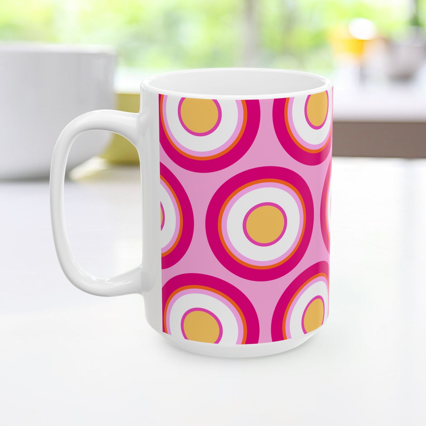 Geo Art Mug – Bold Color, Daily Joy