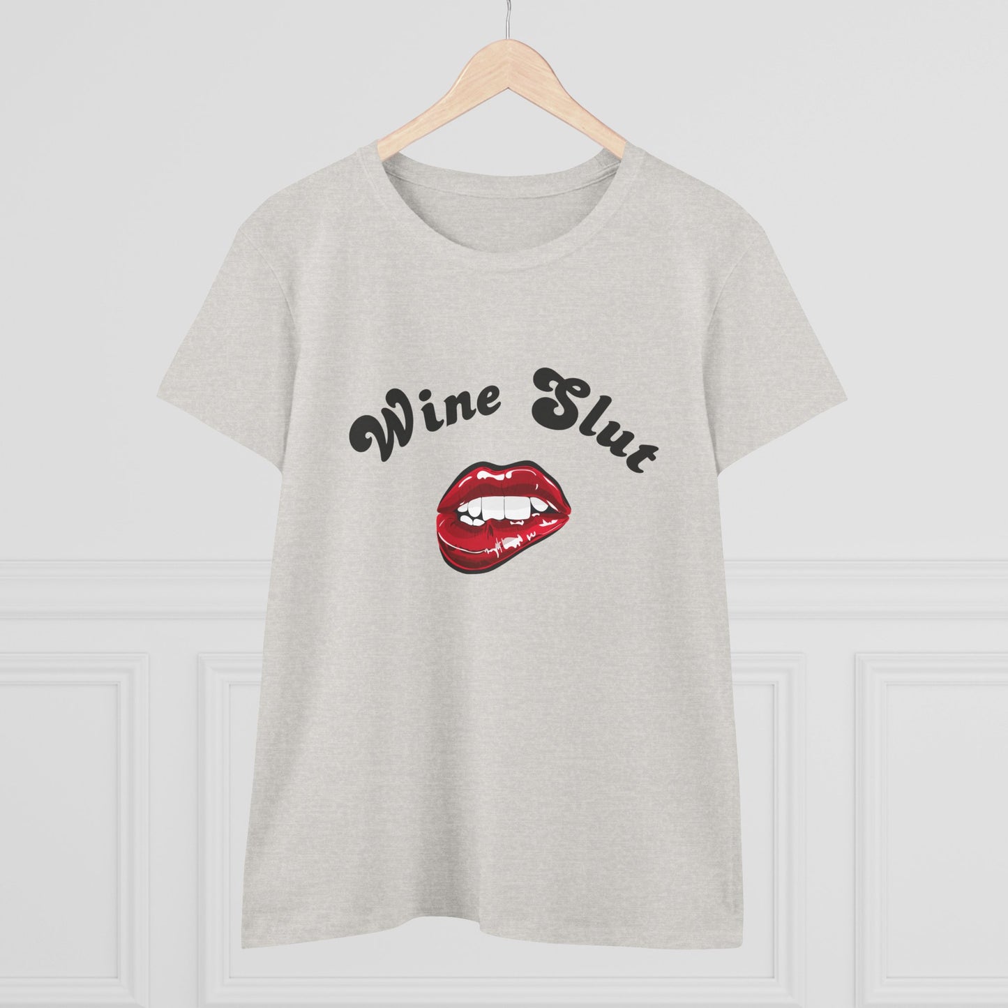 Wine Slut – Funny Women’s T-Shirt Wine Lover's Gift, Sarcastic Graphic Tee