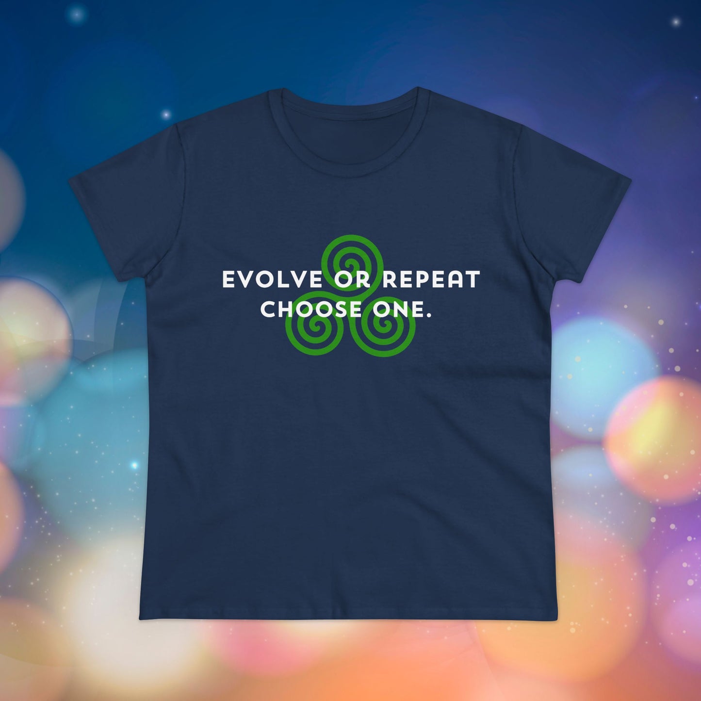 Reincarnation Cycle Women's Tee, Seeker Healer Spiritual Shirt, Path of Personal