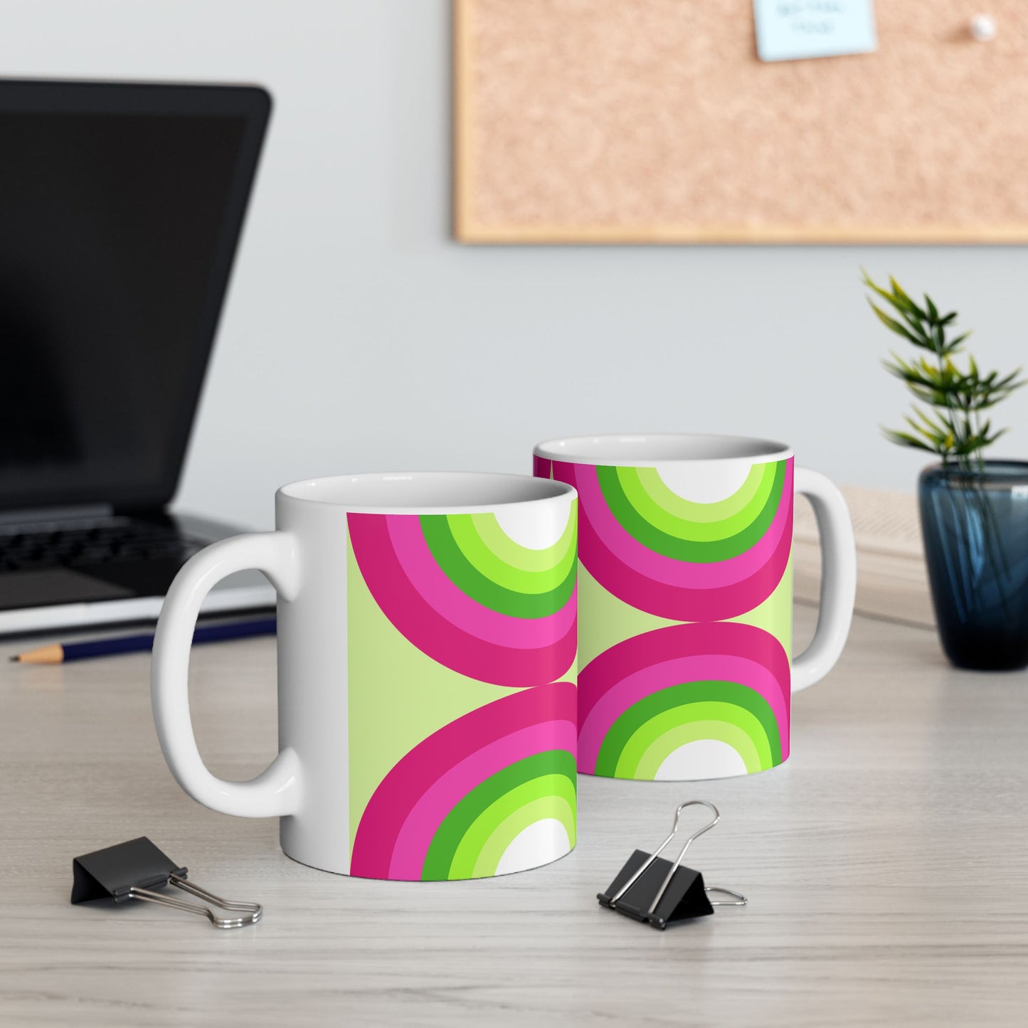 Geo Art Mug – Bold Color, Daily Joy