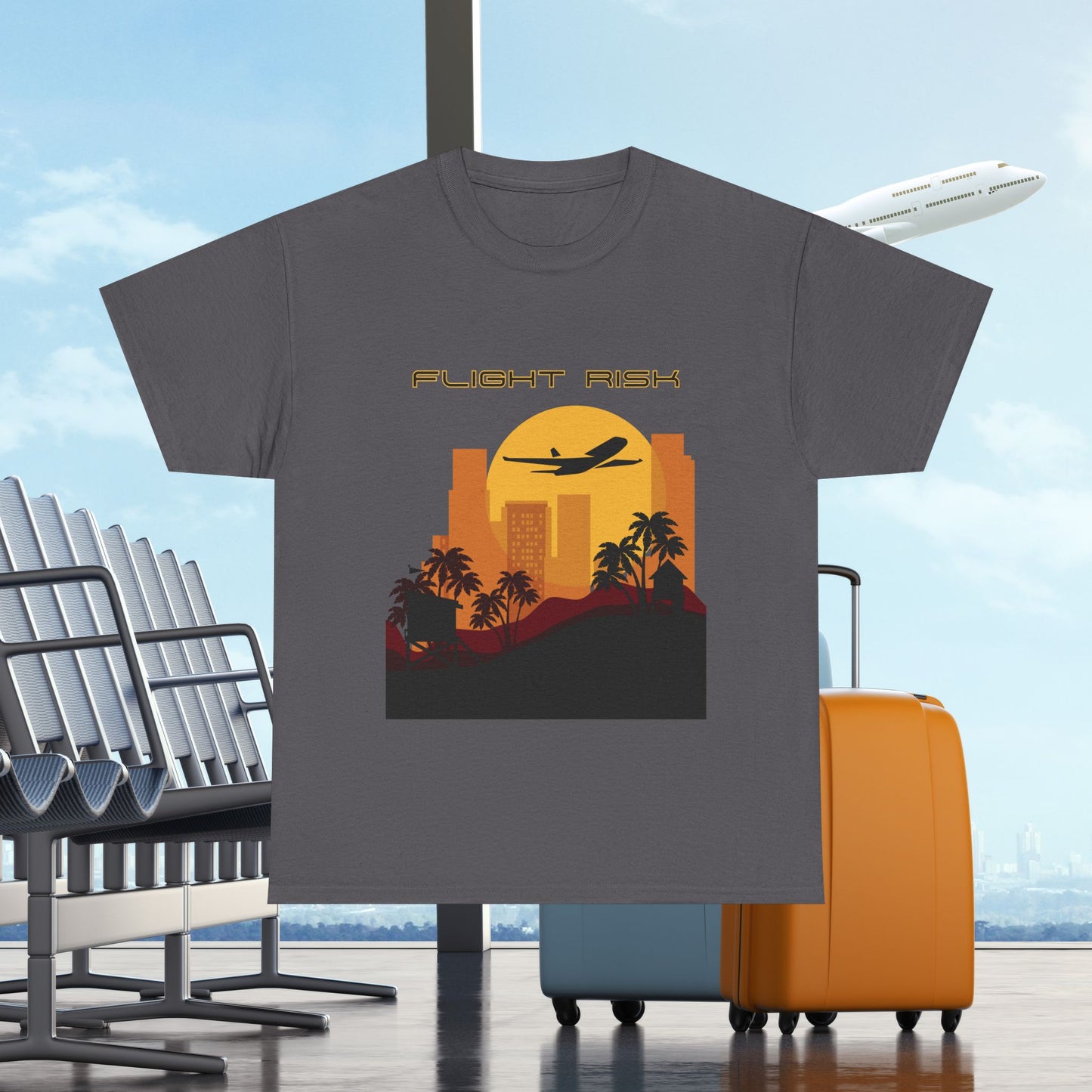 Flight Risk Unisex Tee, Travel Lover dreamy T-Shirt, Adventure Shirt, Wanderlust