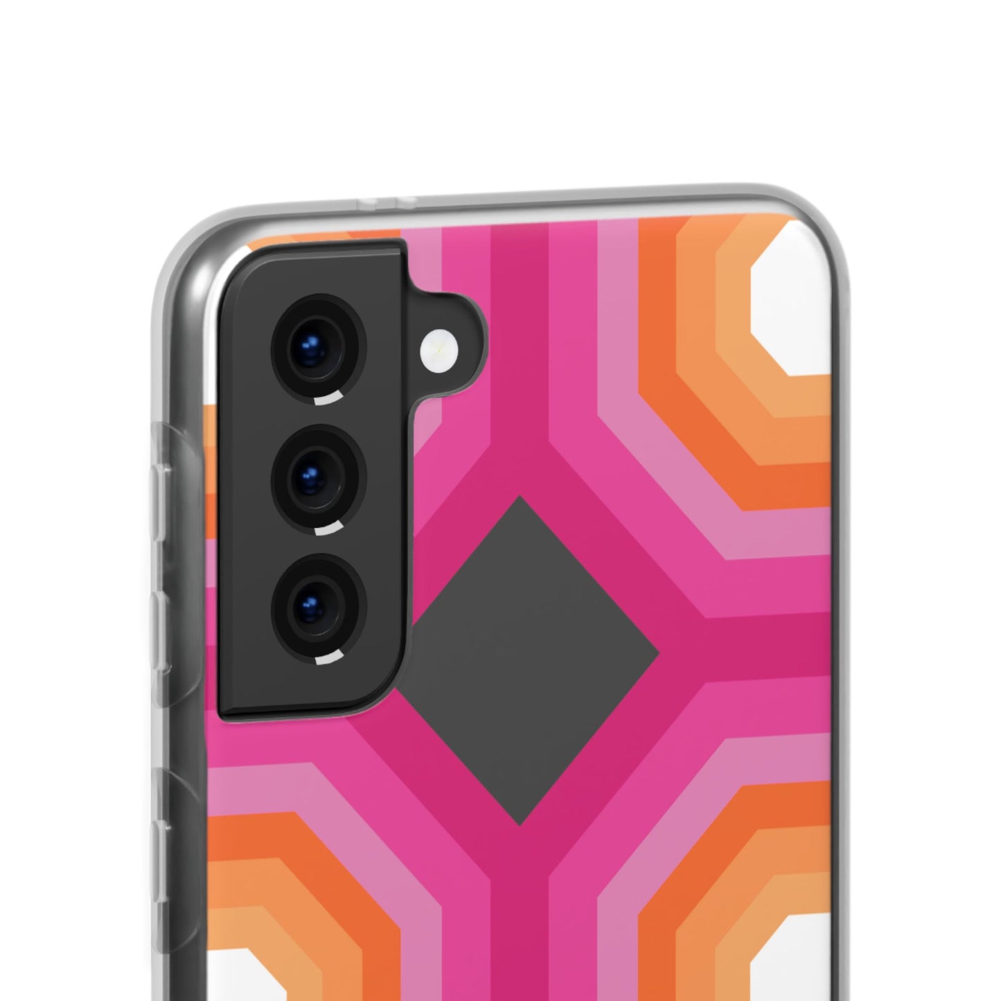 Stylish Geometric Phone Case, Flexible Phone Cover, Unique Modern Design, Perfect Gift, Trendy Accessory, Eco-Friendly Case