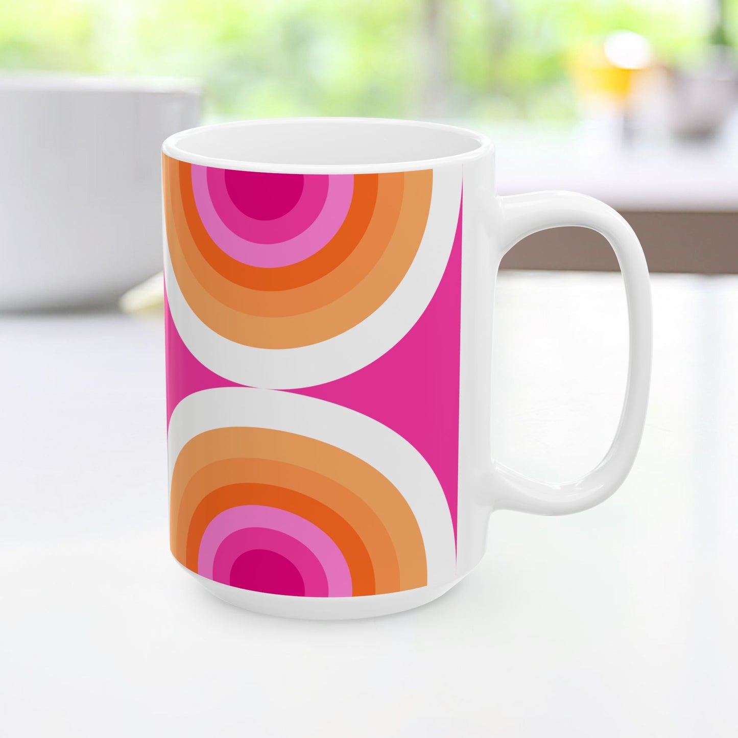Geo Art Mug – Bold Color, Daily Joy