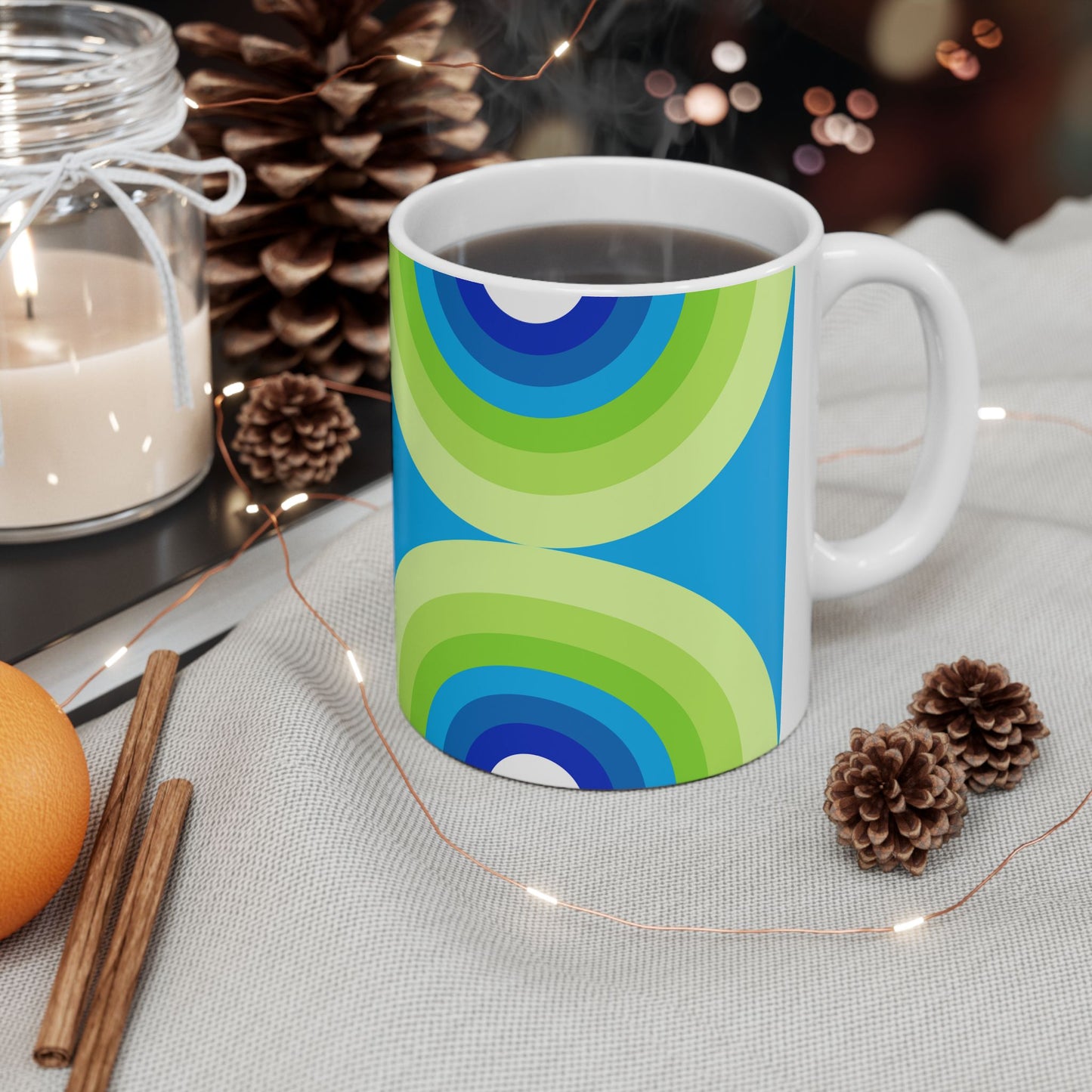 Geo Art Mug – Bold Color, Daily Joy